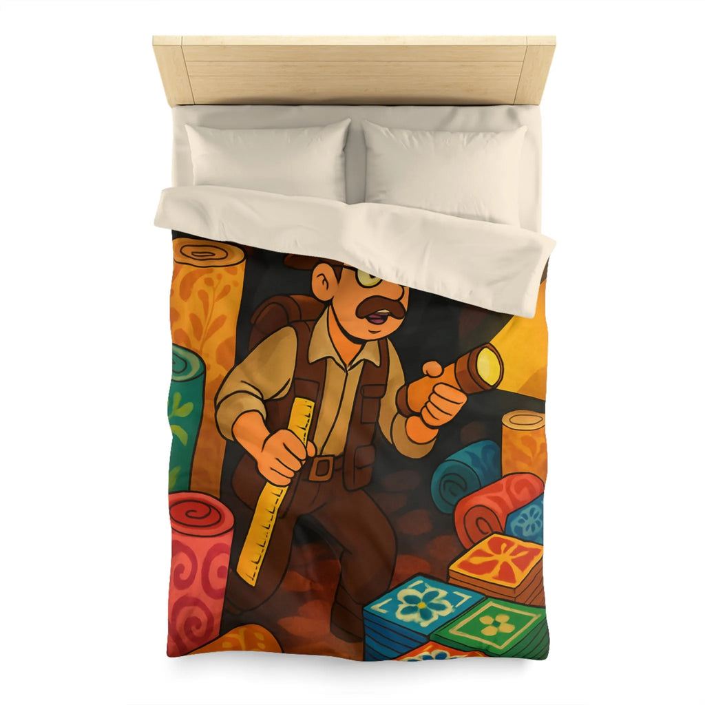 Explorez une collection de housses de couette inspirées par l'aventure et les motifs vibrants