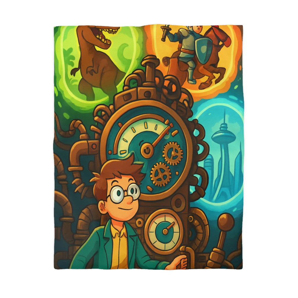 Housse de Couette Fantastique avec Aventure dans le Temps et Exploration de Mystères