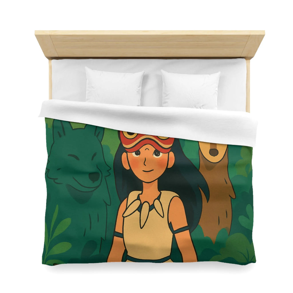 Housse de Couette Microfibre Art Graphique Contemporain Style Décoratif Chambre Tendance