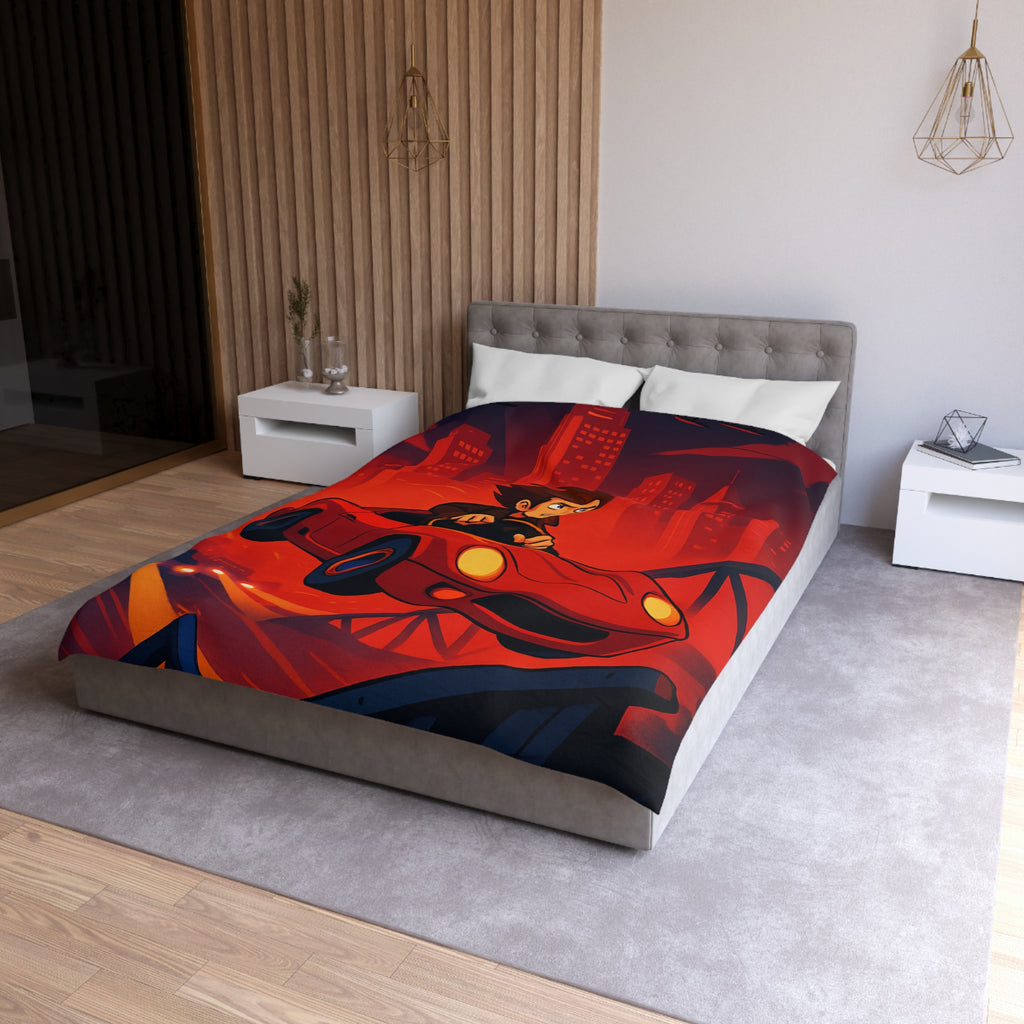 Housse de Couette Microfibre Création Artistique Moderne Design Exclusif Décoration Chambre