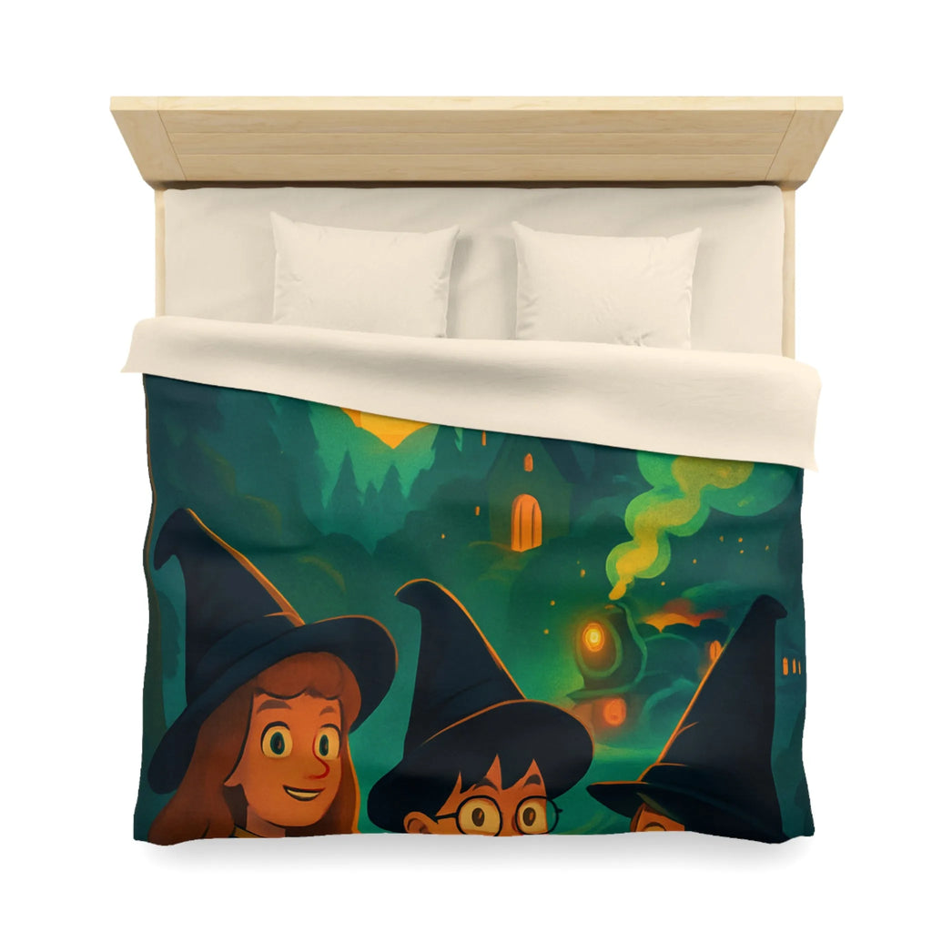 Explorez l'univers magique des sorciers avec une housse de couette mystérieuse et captivante