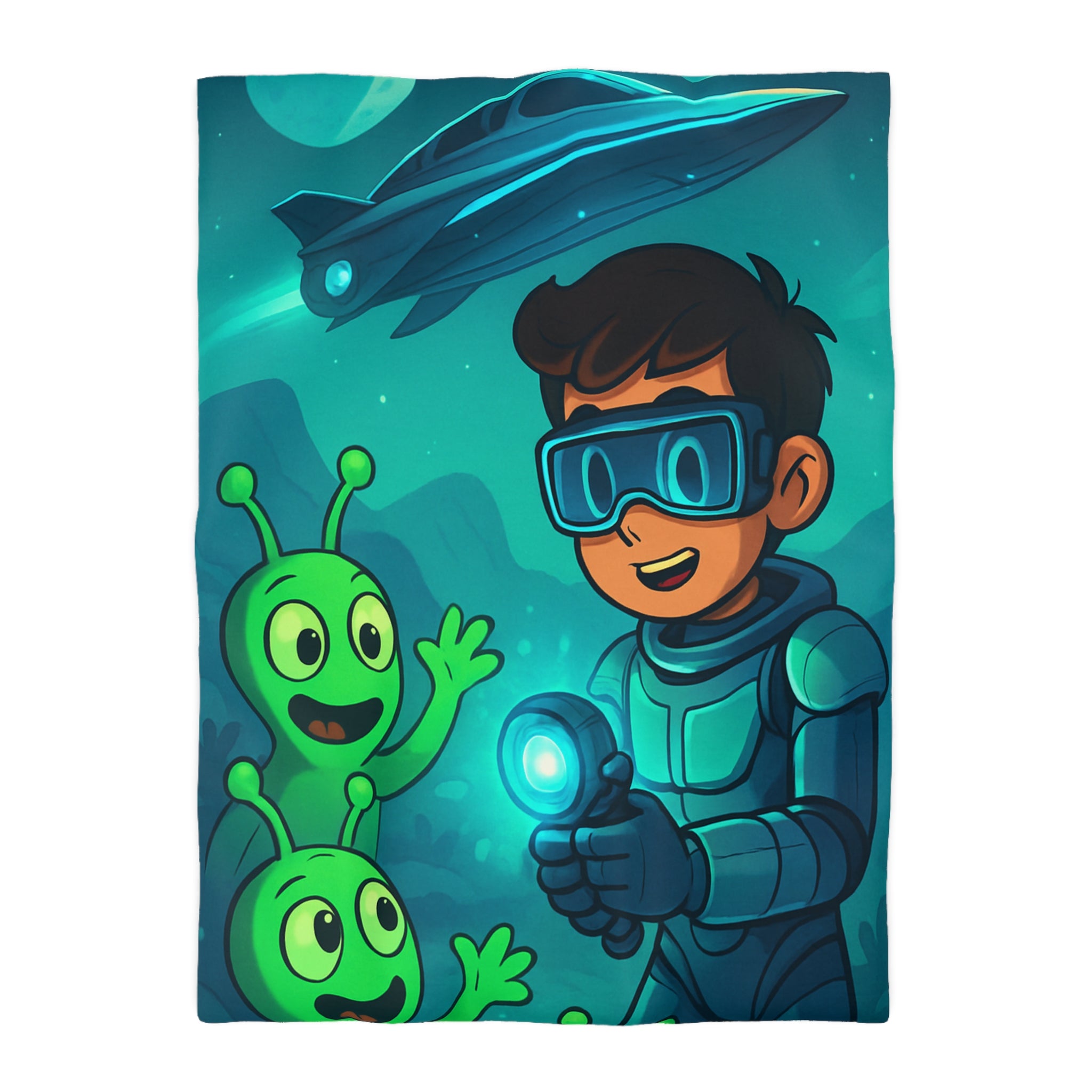 Housse de Couette Microfibre Design Artistique Moderne Décoration Chambre Confort Premium