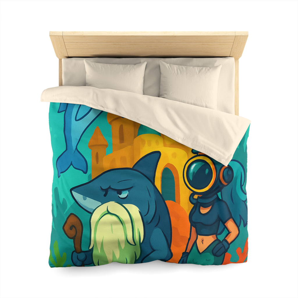 Housse de Couette Microfibre Création Artistique Moderne Design Exclusif Décoration Chambre