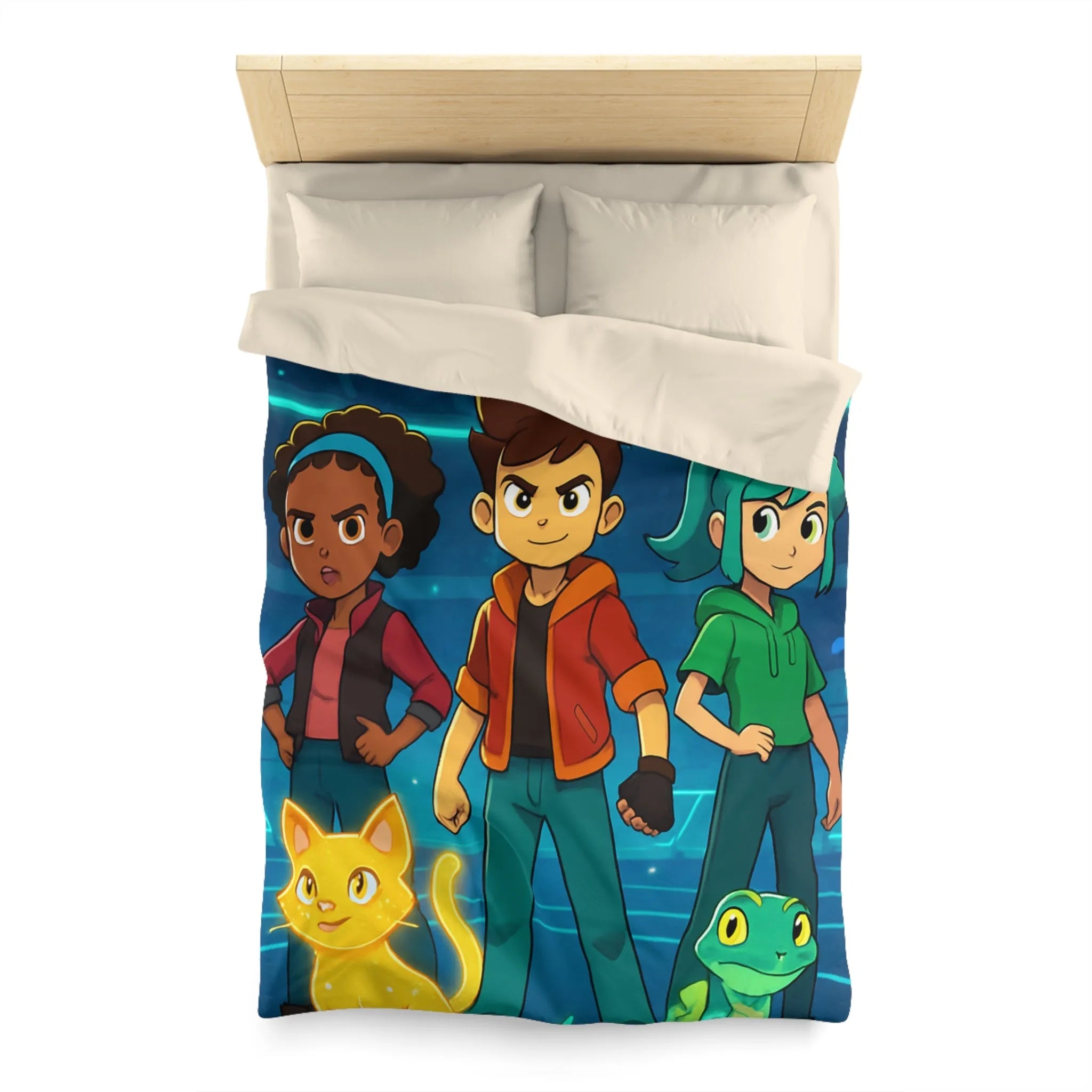 Housse de Couette Microfibre Création Artistique Moderne Design Exclusif Décoration Chambre