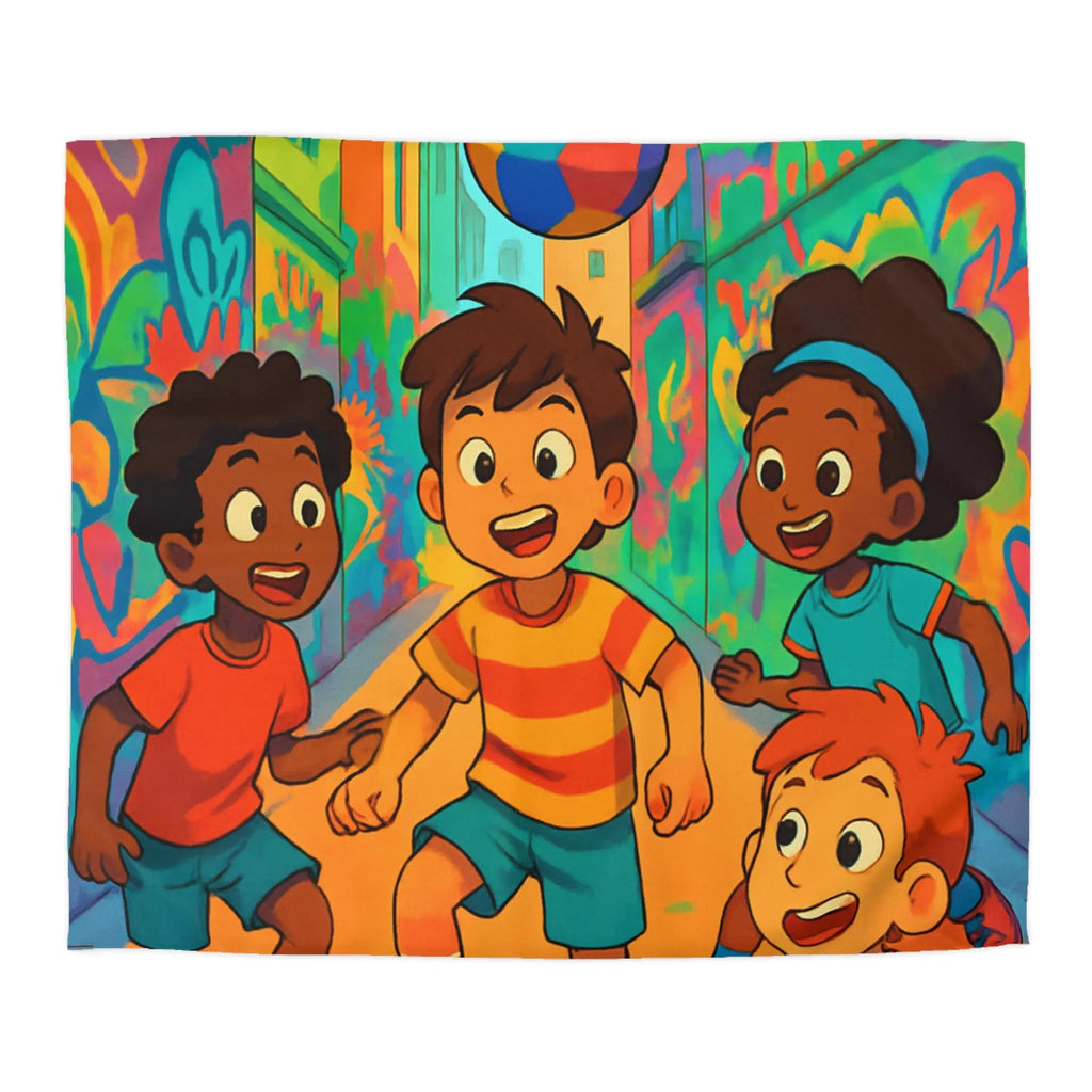 Housse de Couette Microfibre Art Graphique Contemporain Style Décoratif Chambre Tendance