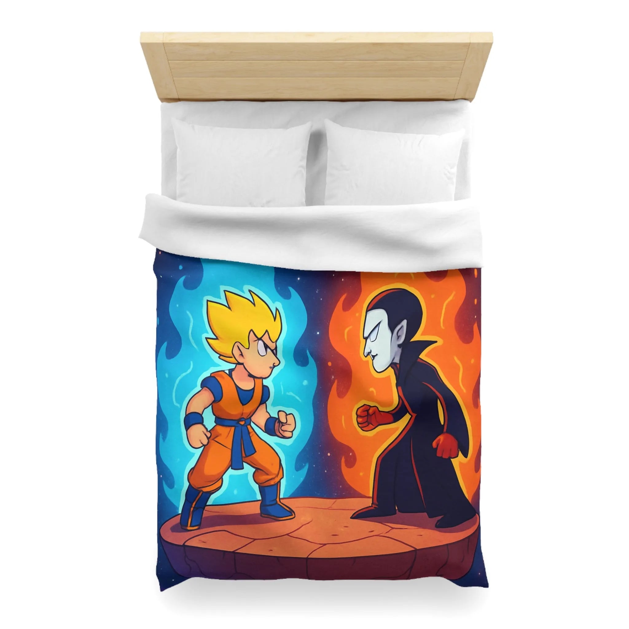 Housse de Couette Microfibre Art Graphique Contemporain Style Décoratif Chambre Tendance