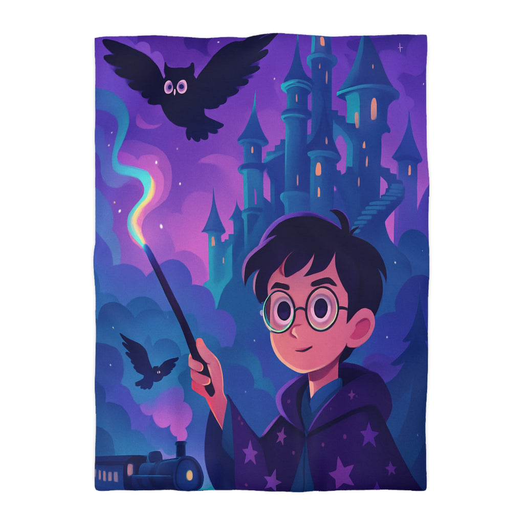 Housse de Couette Microfibre Motif Créatif Original Style Contemporain Chambre Élégante