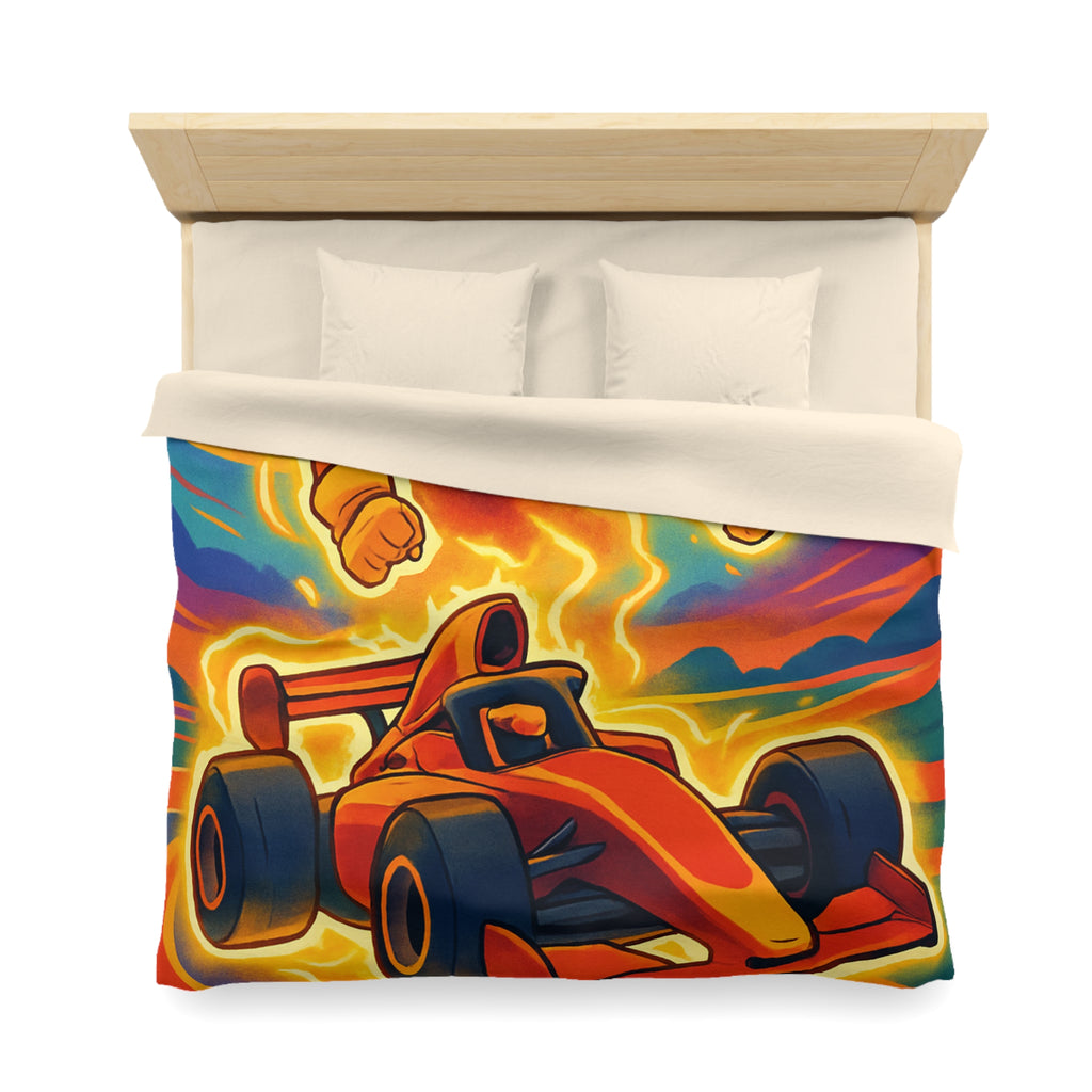 Housse de Couette Microfibre Design Artistique Moderne Décoration Chambre Confort Premium