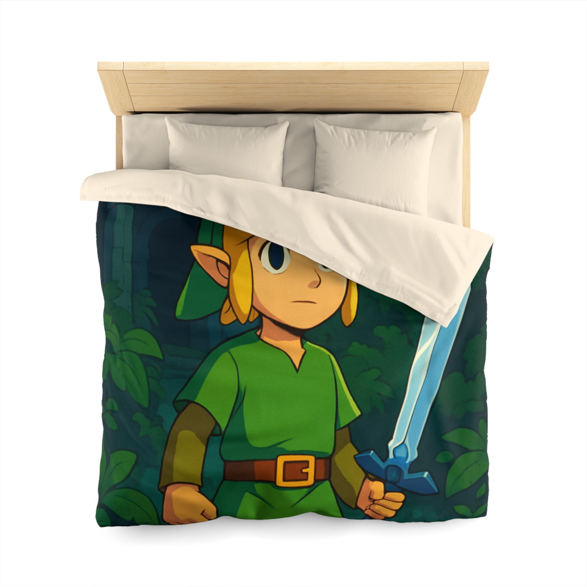 Housse de Couette Microfibre Design Artistique Moderne Décoration Chambre Confort Premium