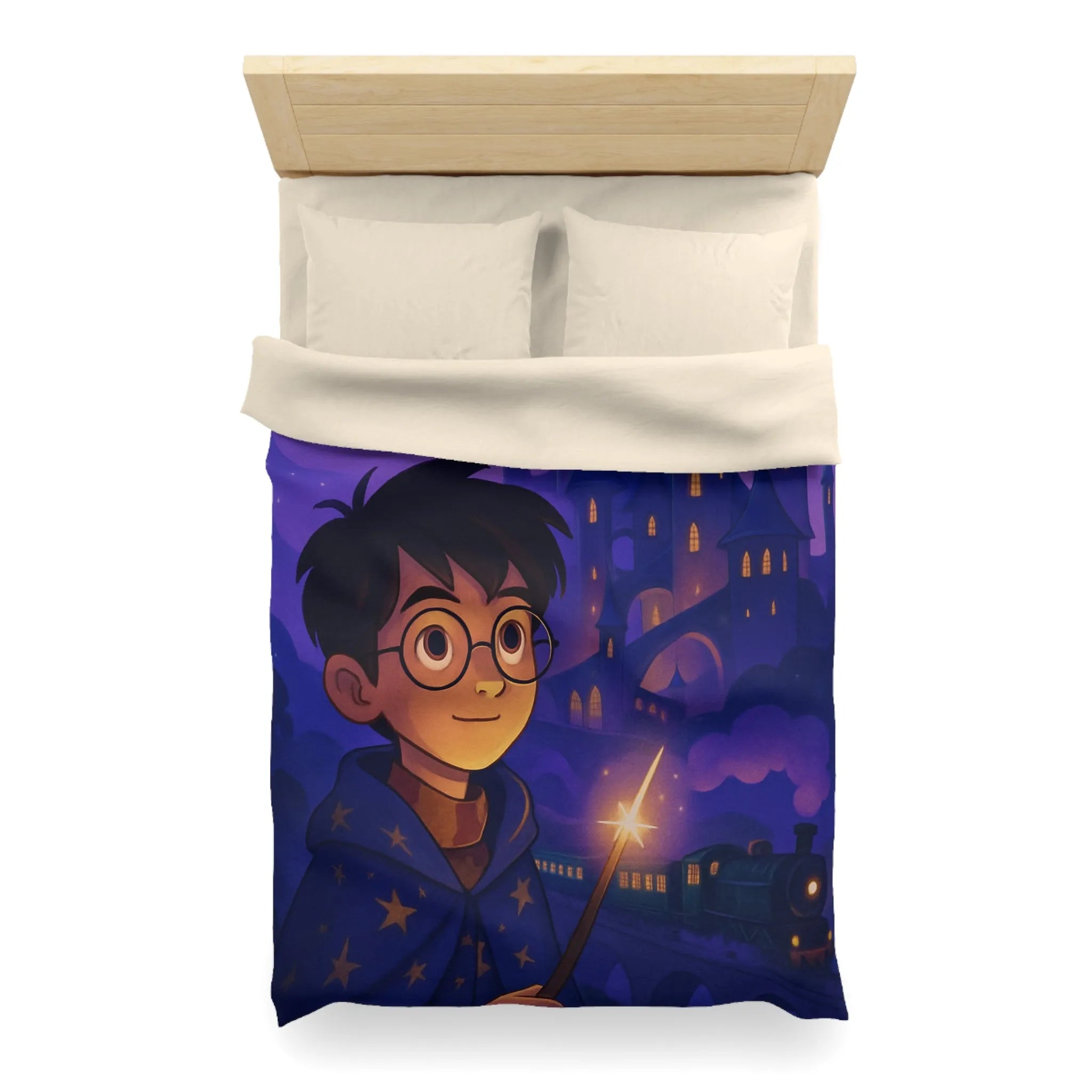 Housse de Couette Microfibre Art Graphique Contemporain Style Décoratif Chambre Tendance