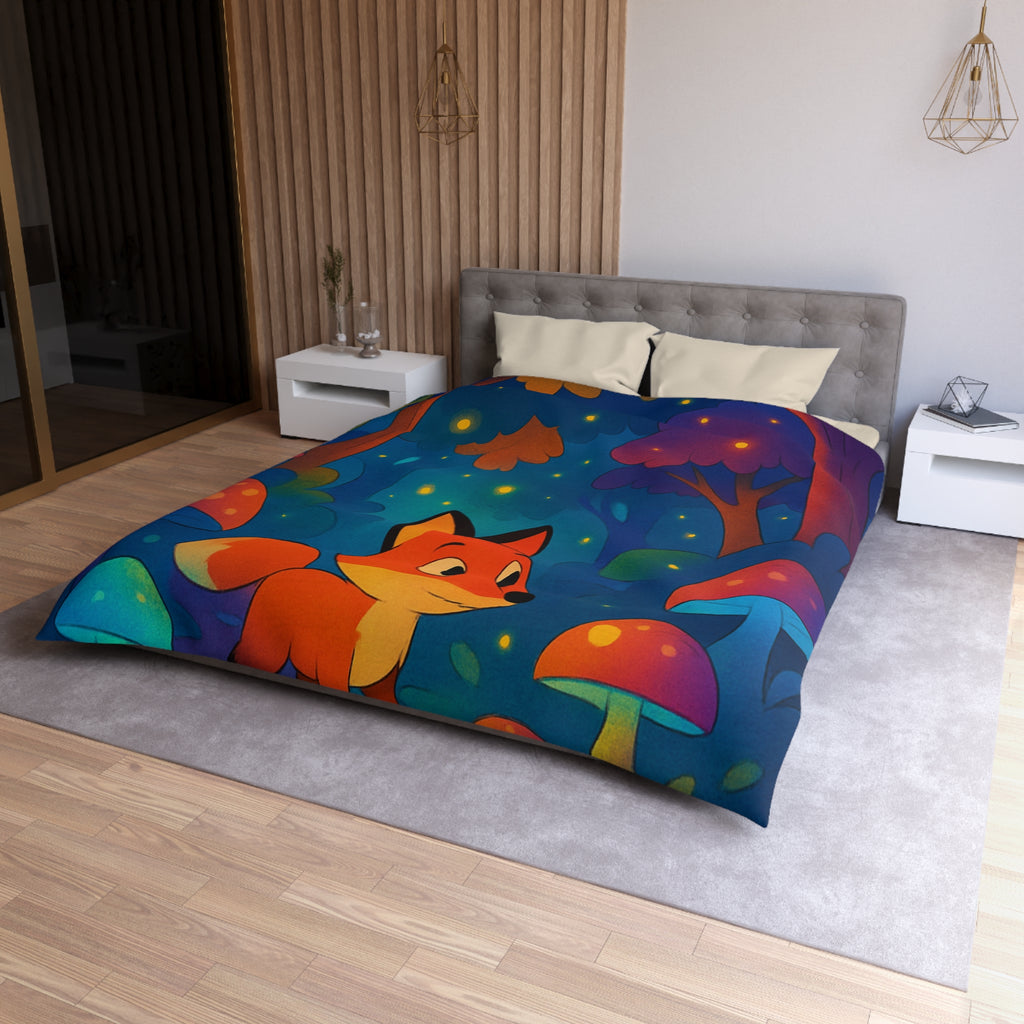 Housse de Couette Microfibre Design Artistique Moderne Décoration Chambre Confort Premium