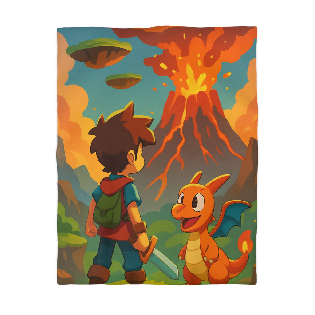 Housse de Couette Microfibre Motif Créatif Original Style Contemporain Chambre Élégante