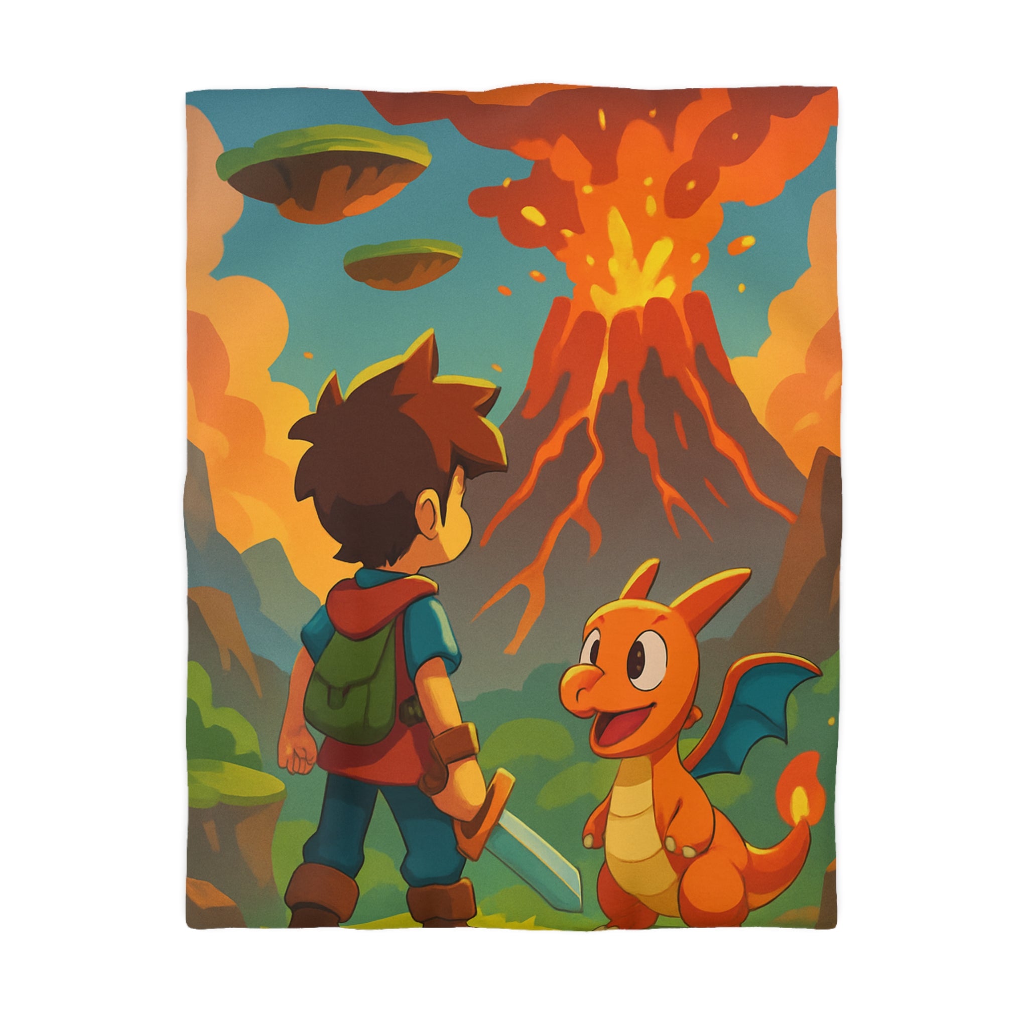 Housse de Couette Microfibre Motif Créatif Original Style Contemporain Chambre Élégante