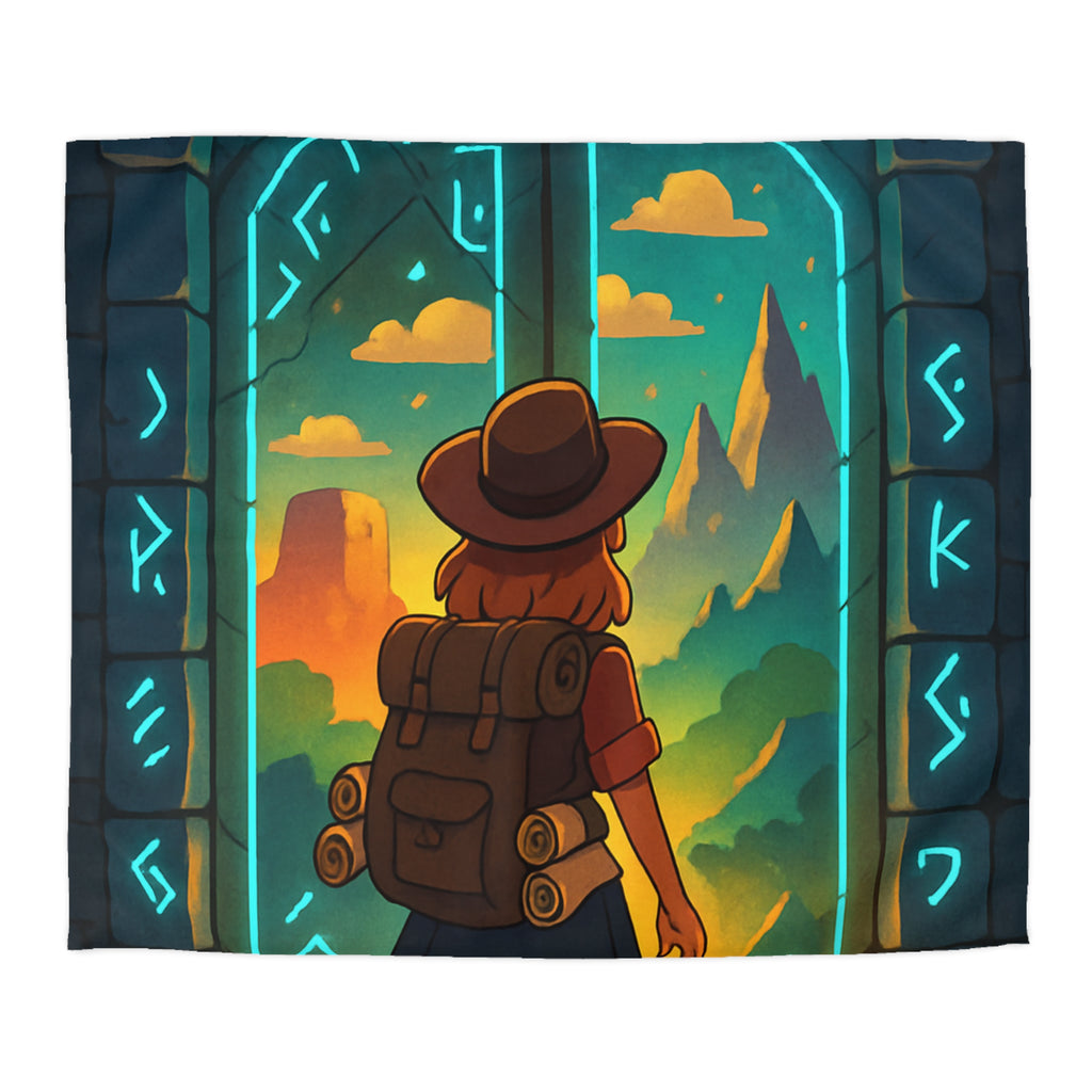 Housse de Couette Microfibre Motif Créatif Original Style Contemporain Chambre Élégante