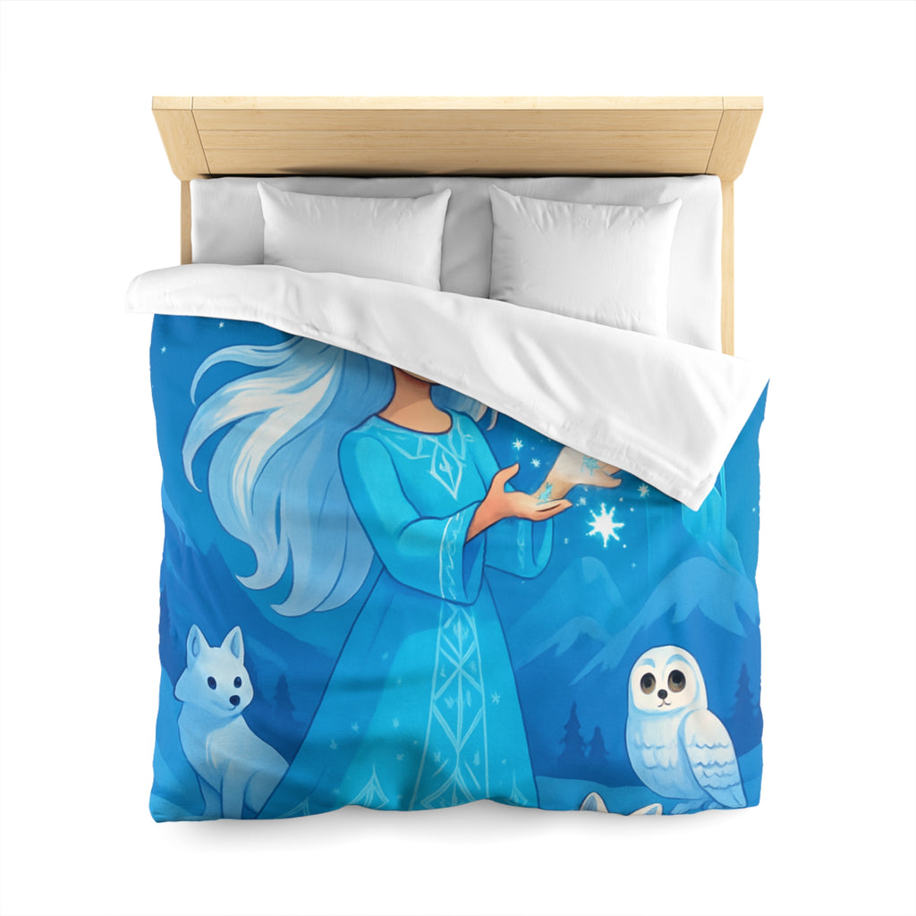 Housse de Couette Microfibre Motif Créatif Original Style Contemporain Chambre Élégante