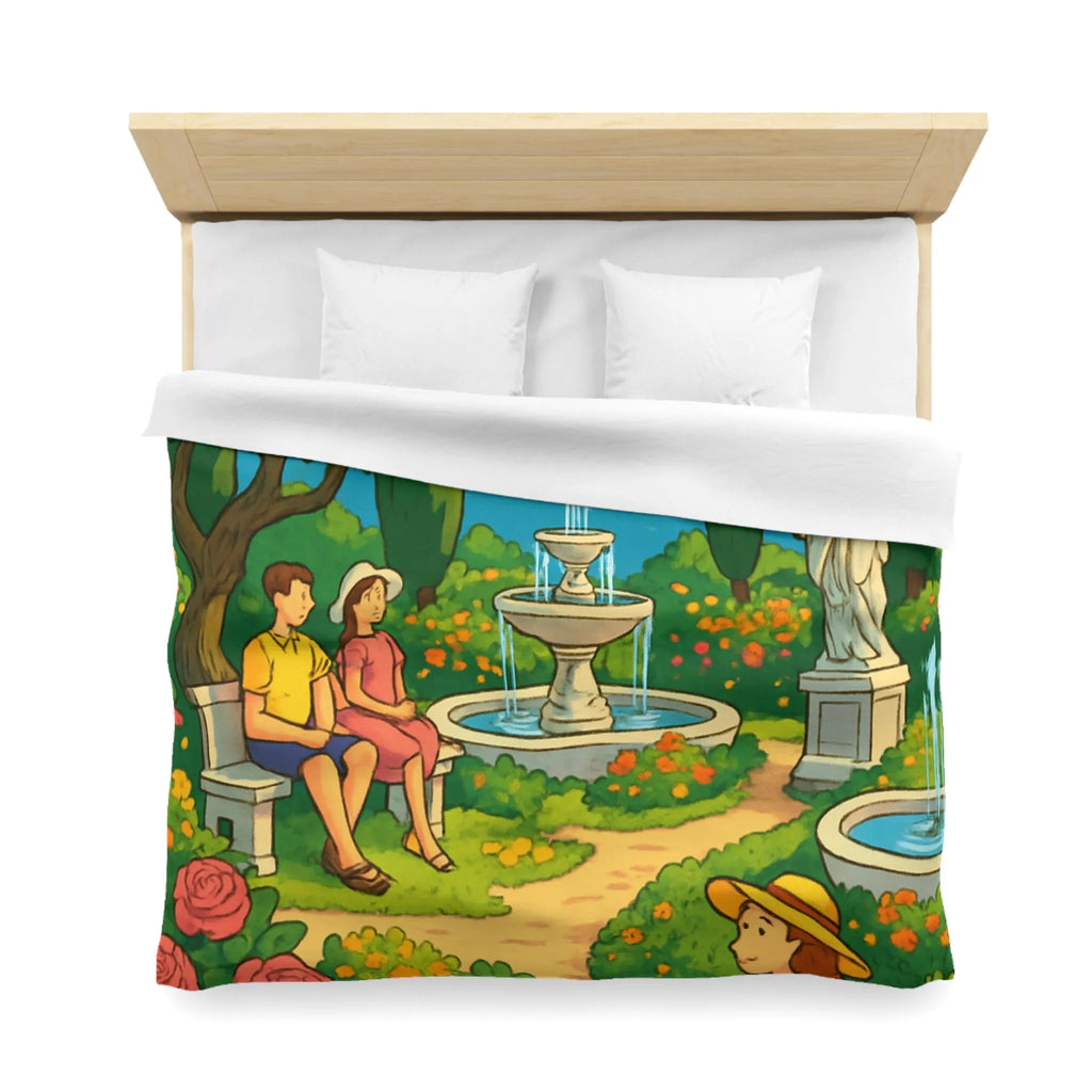 Housse de Couette Microfibre Création Artistique Moderne Design Exclusif Décoration Chambre