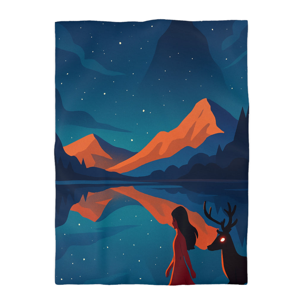 Housse de Couette Microfibre Création Artistique Moderne Design Exclusif Décoration Chambre