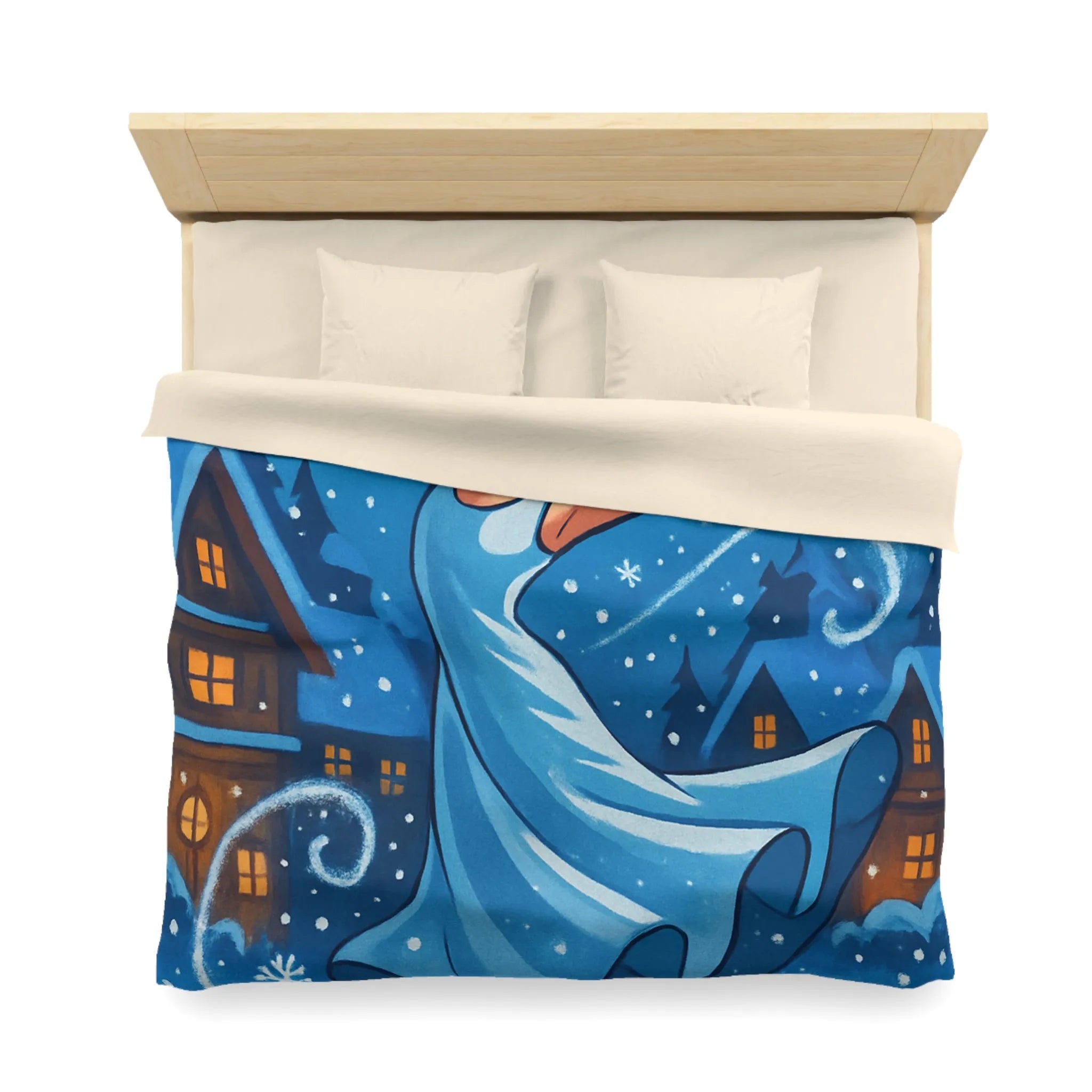 Housse de Couette Microfibre Création Artistique Moderne Design Exclusif Décoration Chambre