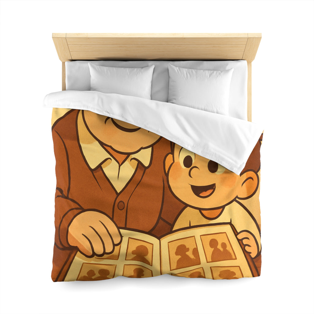 Housse de Couette Microfibre Design Artistique Moderne Décoration Chambre Confort Premium