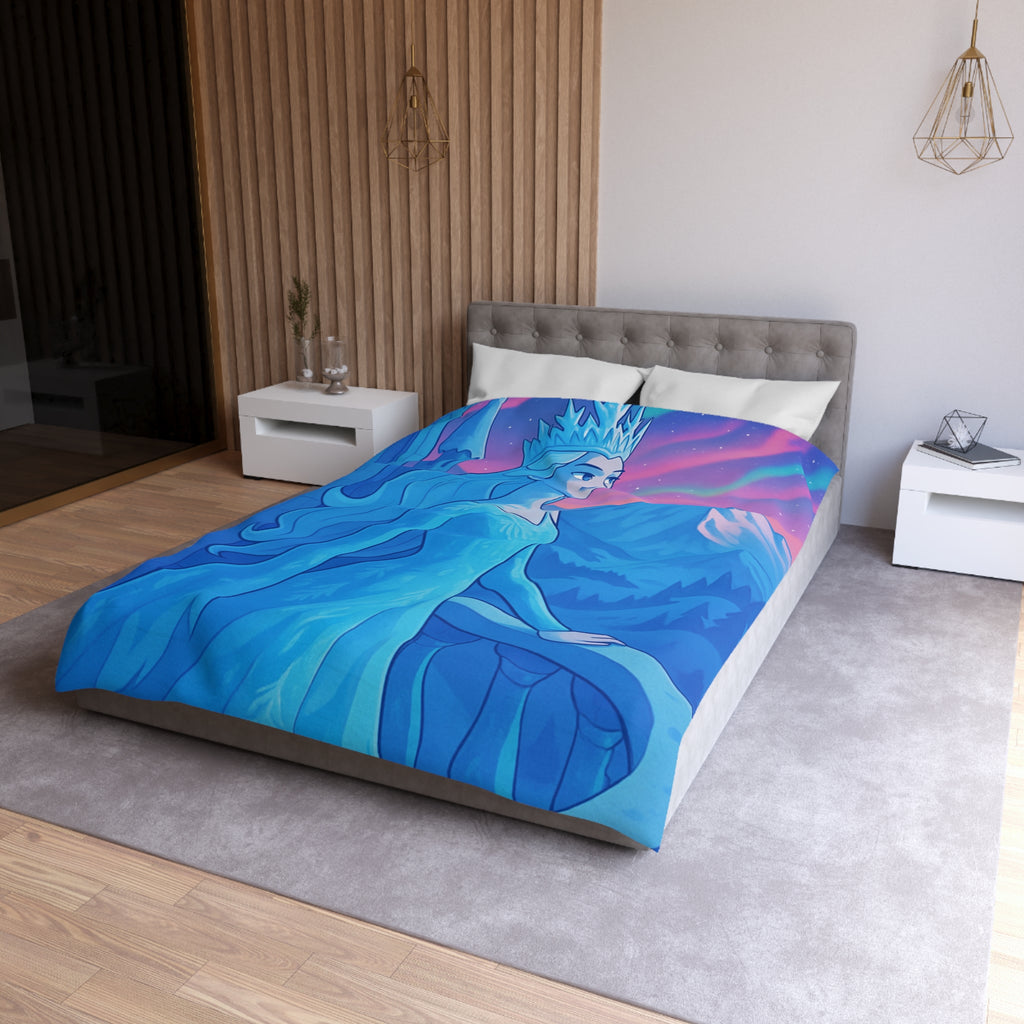 Housse de Couette Microfibre Design Artistique Moderne Décoration Chambre Confort Premium