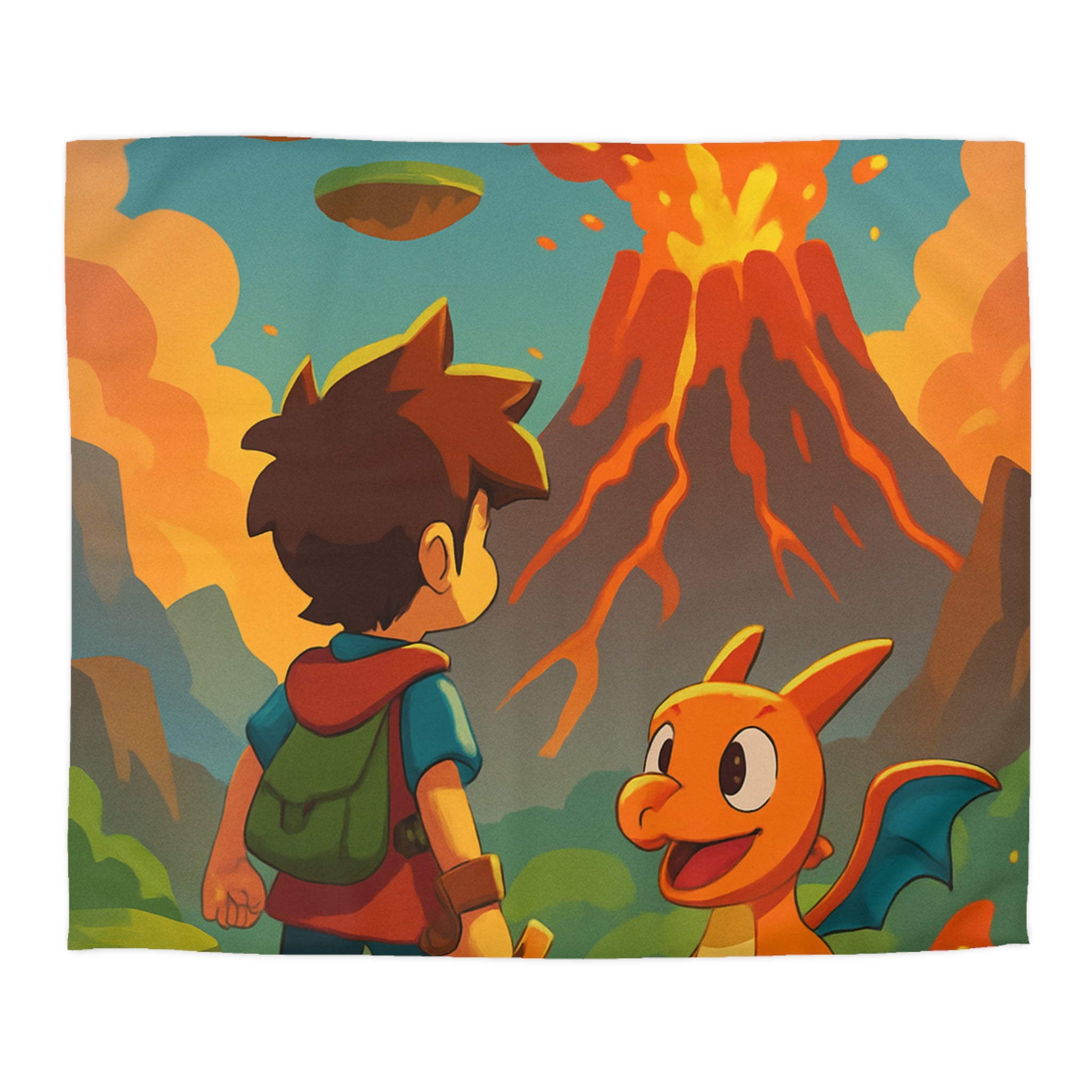 Housse de Couette Microfibre Motif Créatif Original Style Contemporain Chambre Élégante