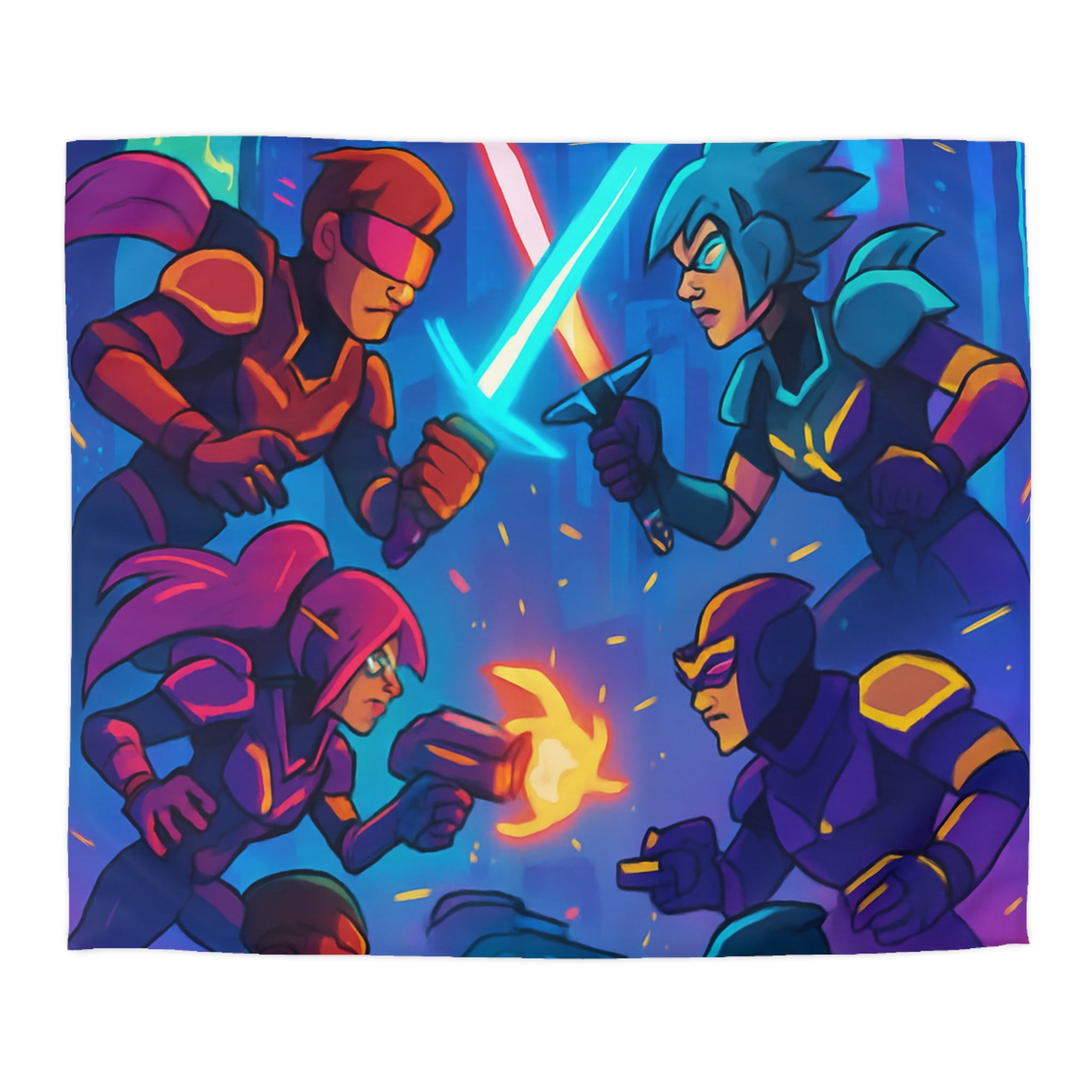 Housse de Couette Microfibre Motif Créatif Original Style Contemporain Chambre Élégante