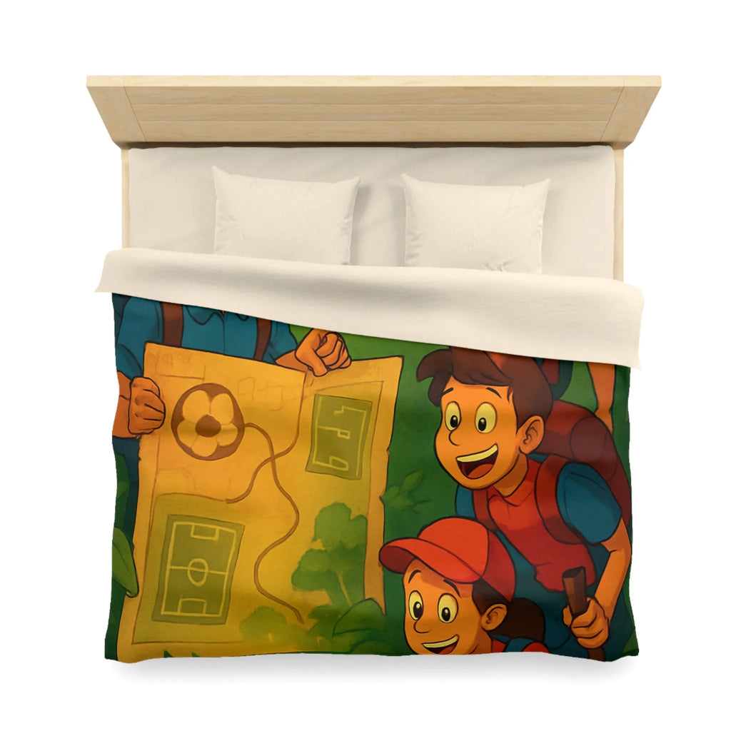 Explorez la jungles enchantée et découvrez un trésor inestimable sous un coucher de soleil vibrant