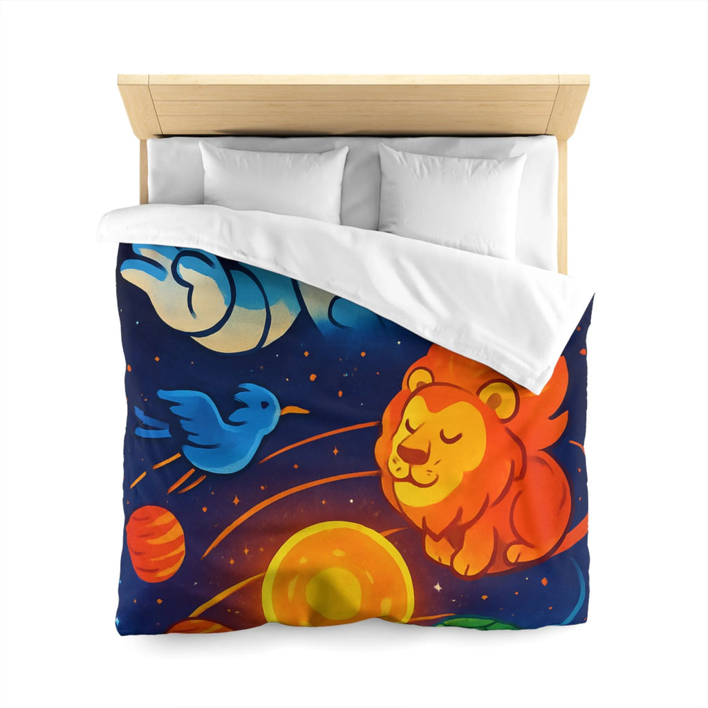 Housse de Couette Microfibre Création Artistique Moderne Design Exclusif Décoration Chambre