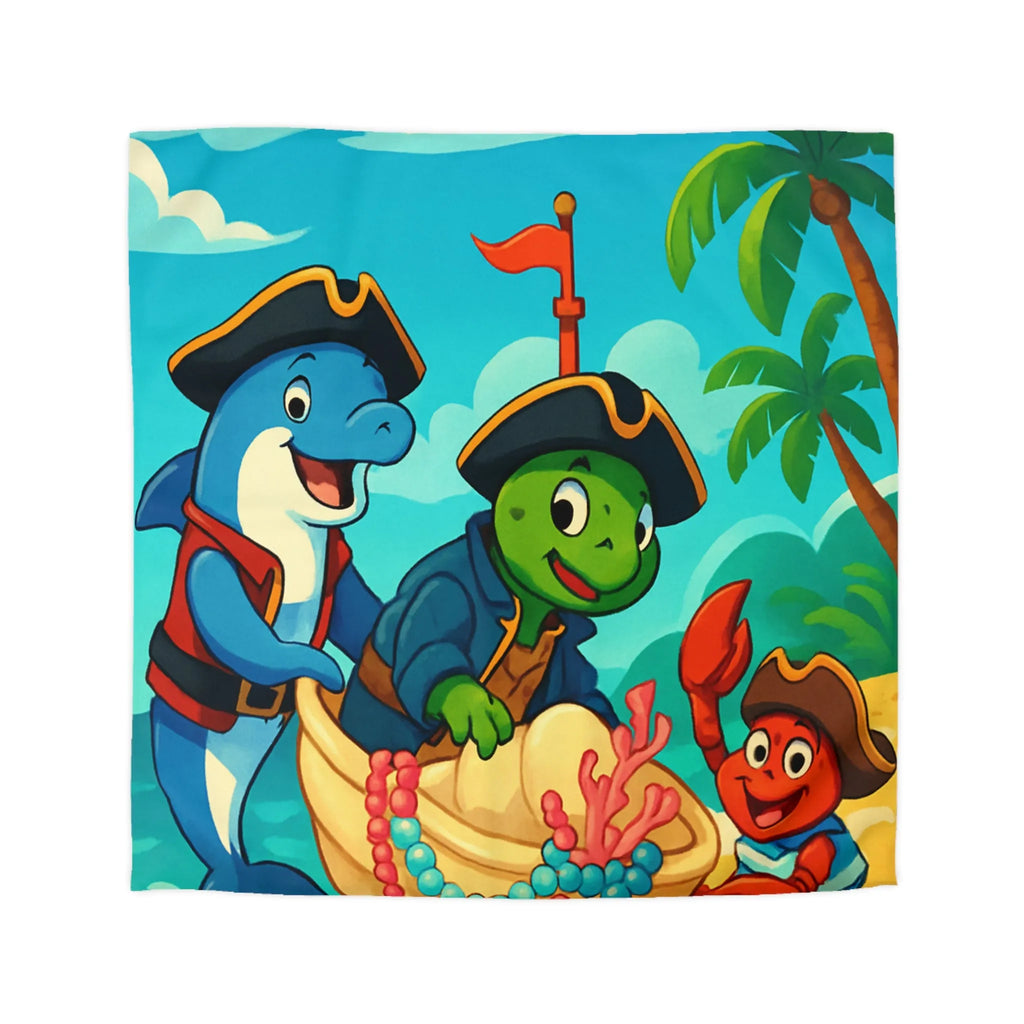 Ensemble pirate océanique pour chambre enfant avec animaux marins en costumes colorés