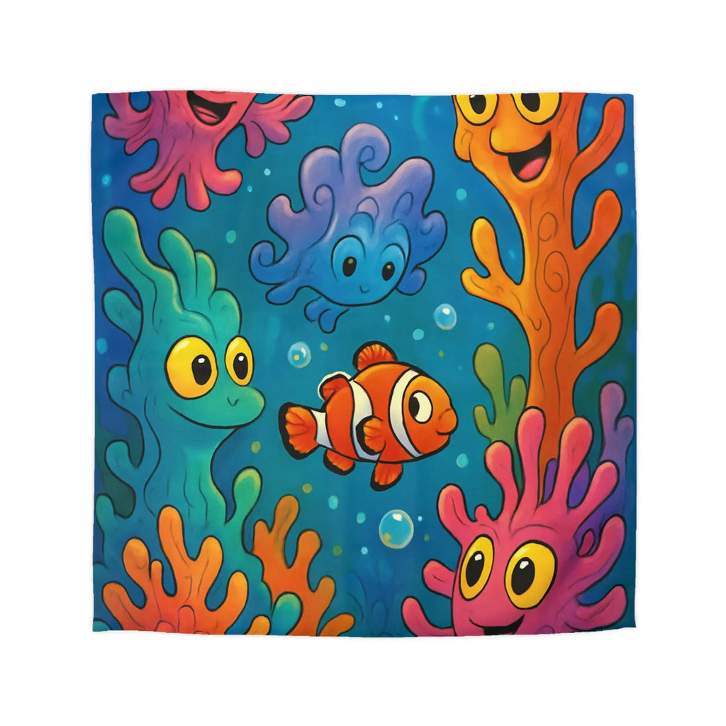 Explorez un Récif Abondant avec Poissons Sourire pour Chambre Enfant Enchantée