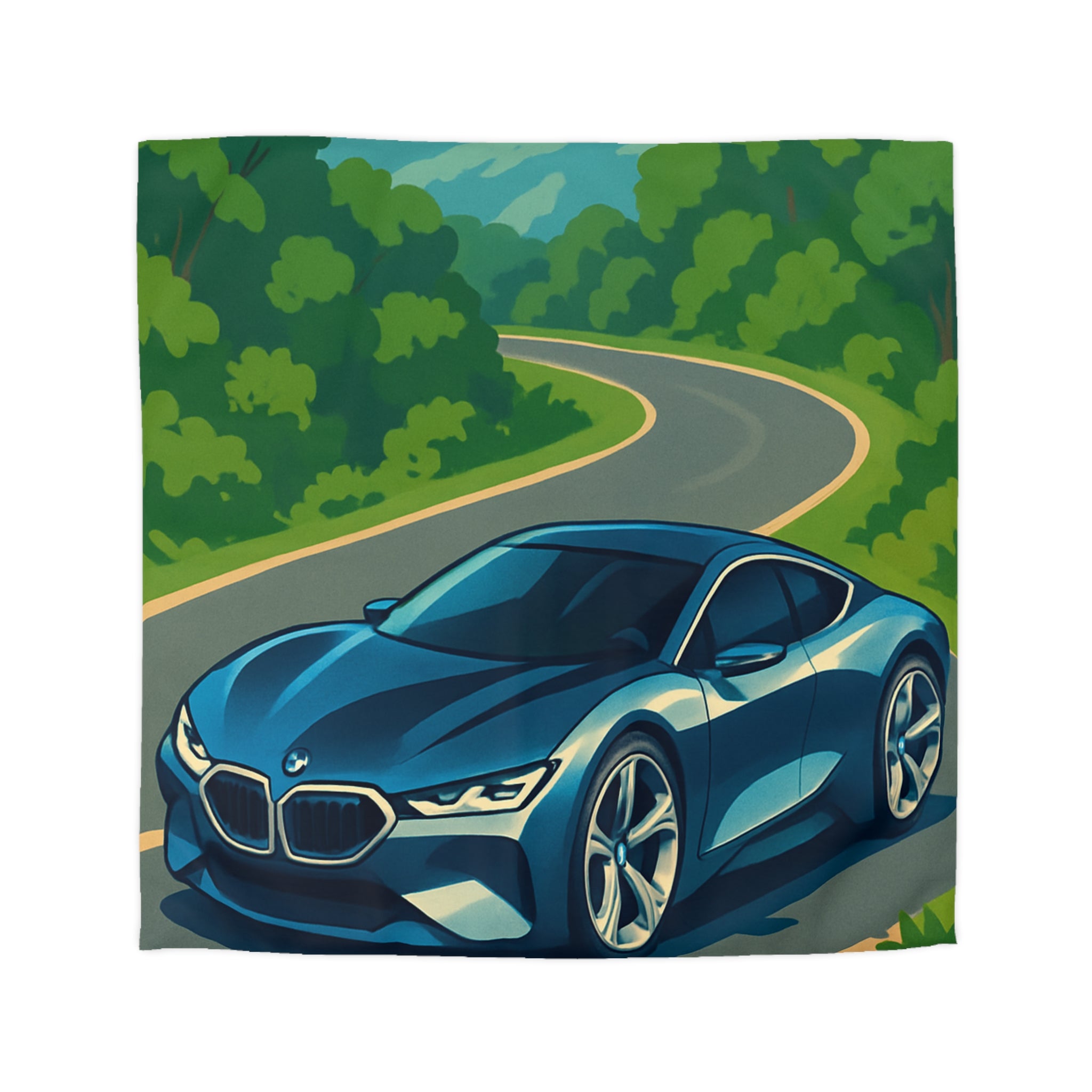 Housse de Couette Microfibre Motif Créatif Original Style Contemporain Chambre Élégante