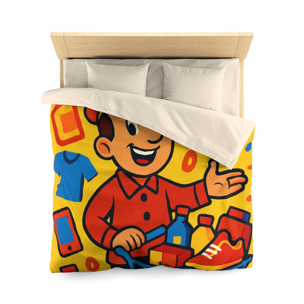 Housse de Couette Microfibre Création Artistique Moderne Design Exclusif Décoration Chambre