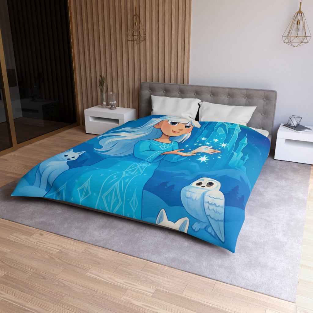 Housse de Couette Microfibre Motif Créatif Original Style Contemporain Chambre Élégante