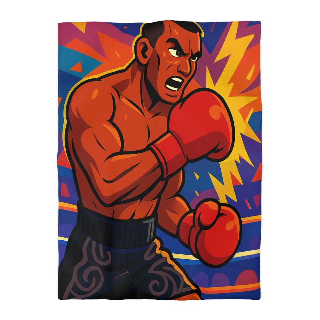 Housse de Couette Microfibre Art Graphique Contemporain Style Décoratif Chambre Tendance