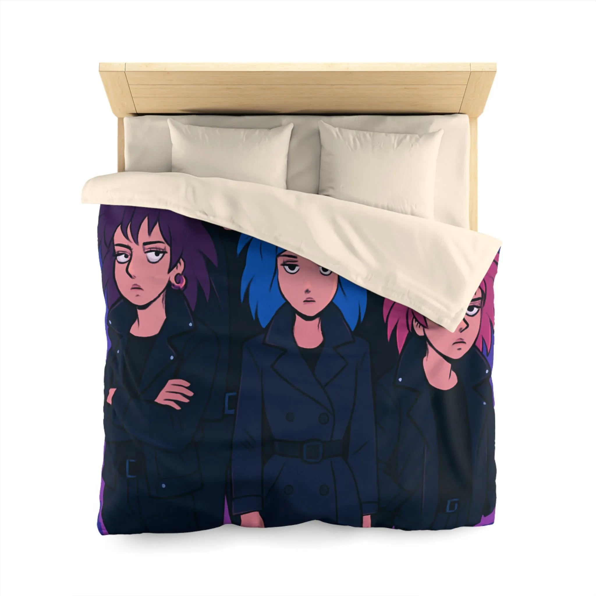 Housse de Couette Microfibre Création Artistique Moderne Design Exclusif Décoration Chambre