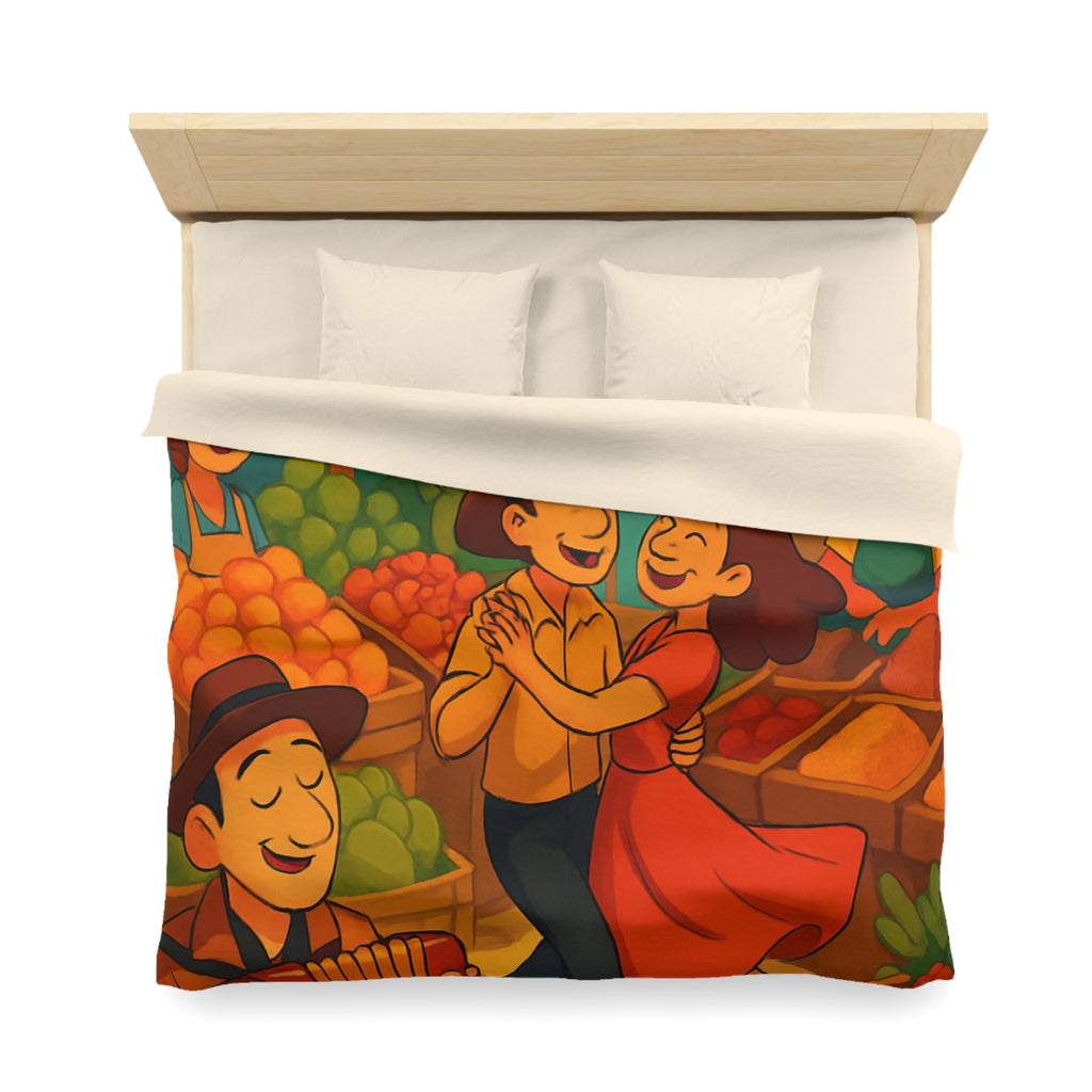 Housse de Couette Microfibre Design Artistique Moderne Décoration Chambre Confort Premium