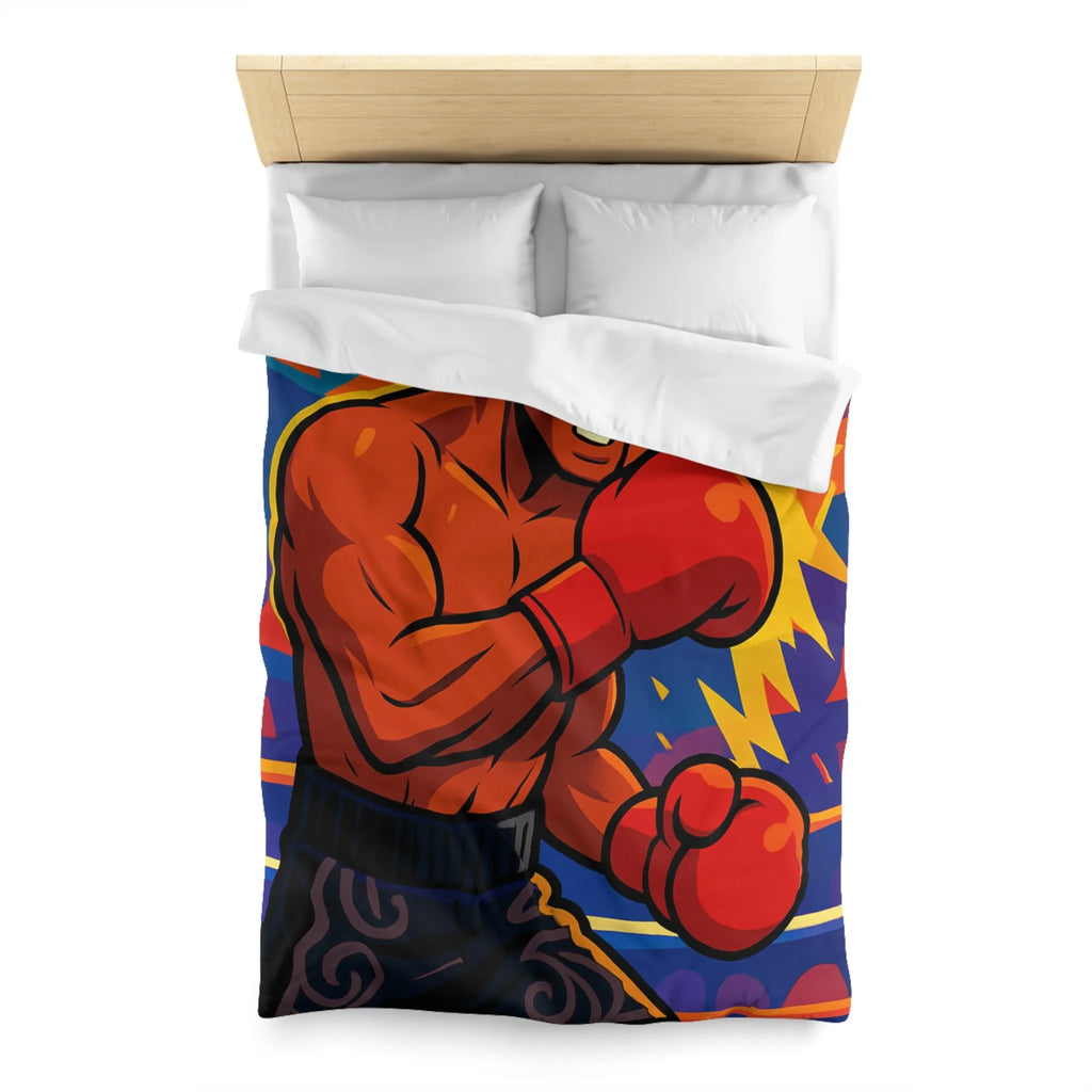 Housse de Couette Microfibre Art Graphique Contemporain Style Décoratif Chambre Tendance