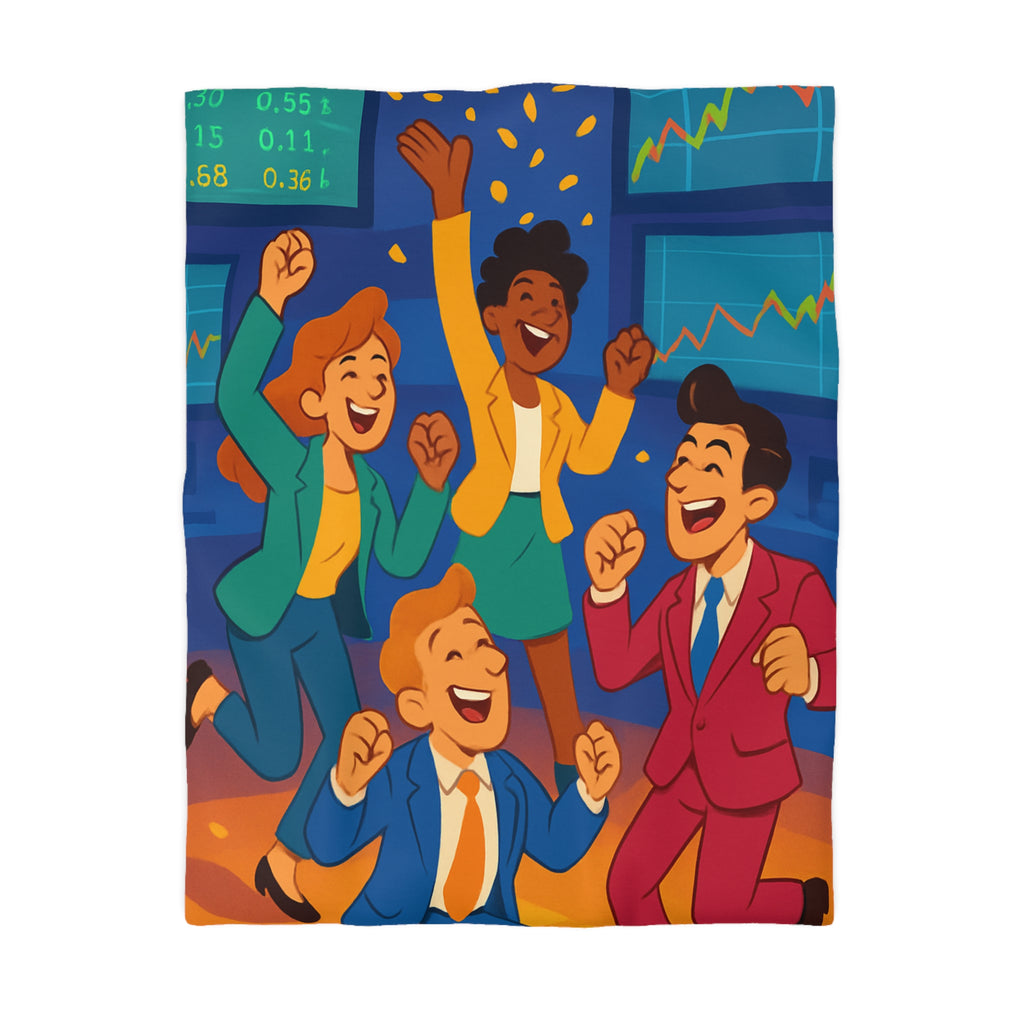 Housse de Couette Microfibre Motif Créatif Original Style Contemporain Chambre Élégante