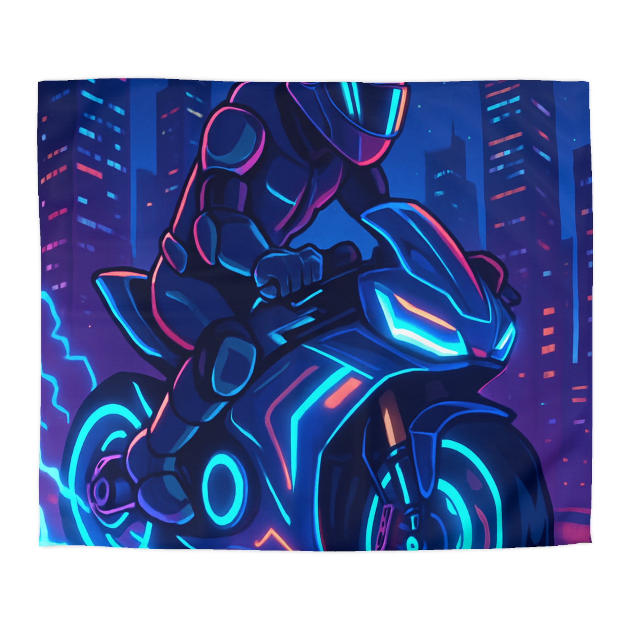 Housse de Couette Microfibre Design Artistique Moderne Décoration Chambre Confort Premium