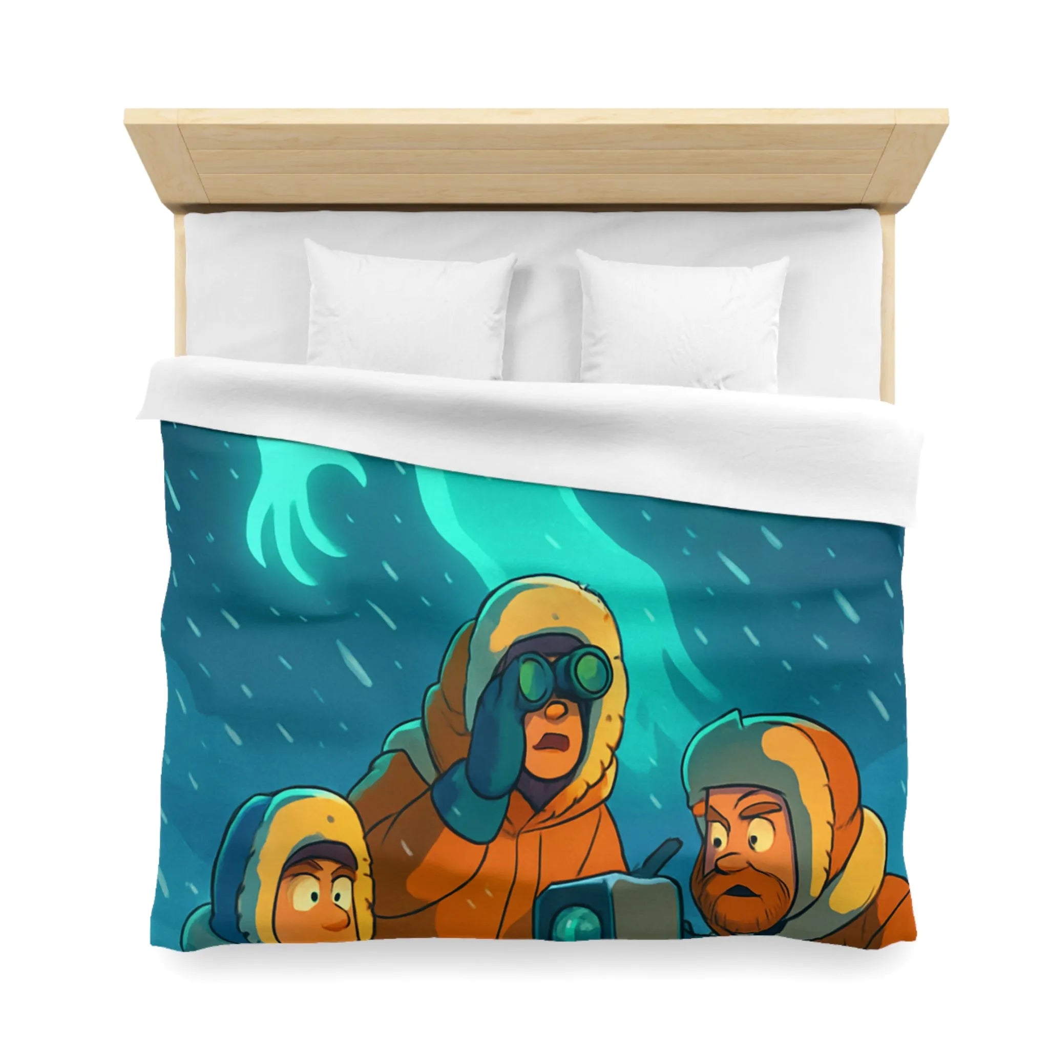 Explorez l'aventure arctique avec trois explorateurs et un mystérieux fantôme lumineux