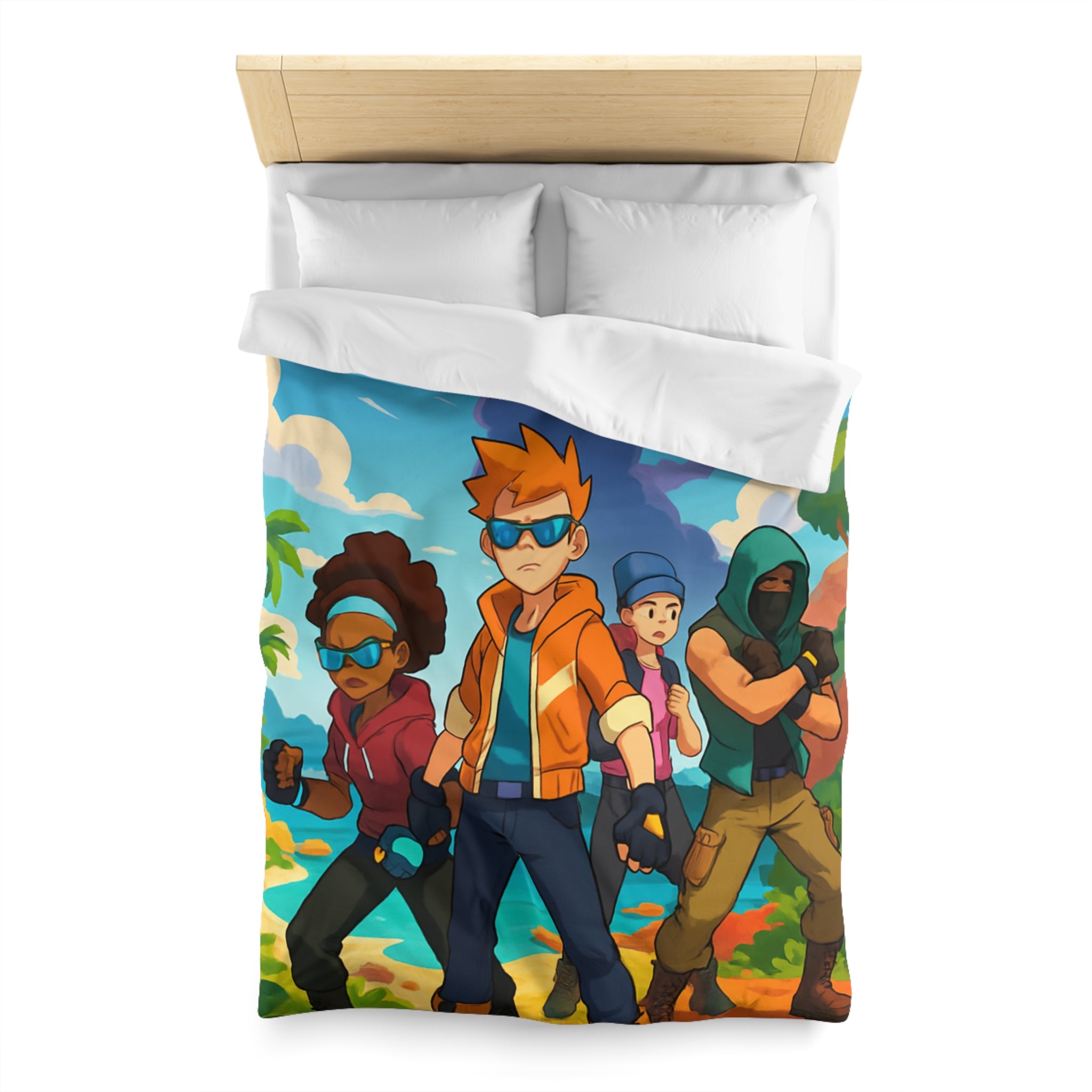 Housse de Couette Microfibre Création Artistique Moderne Design Exclusif Décoration Chambre