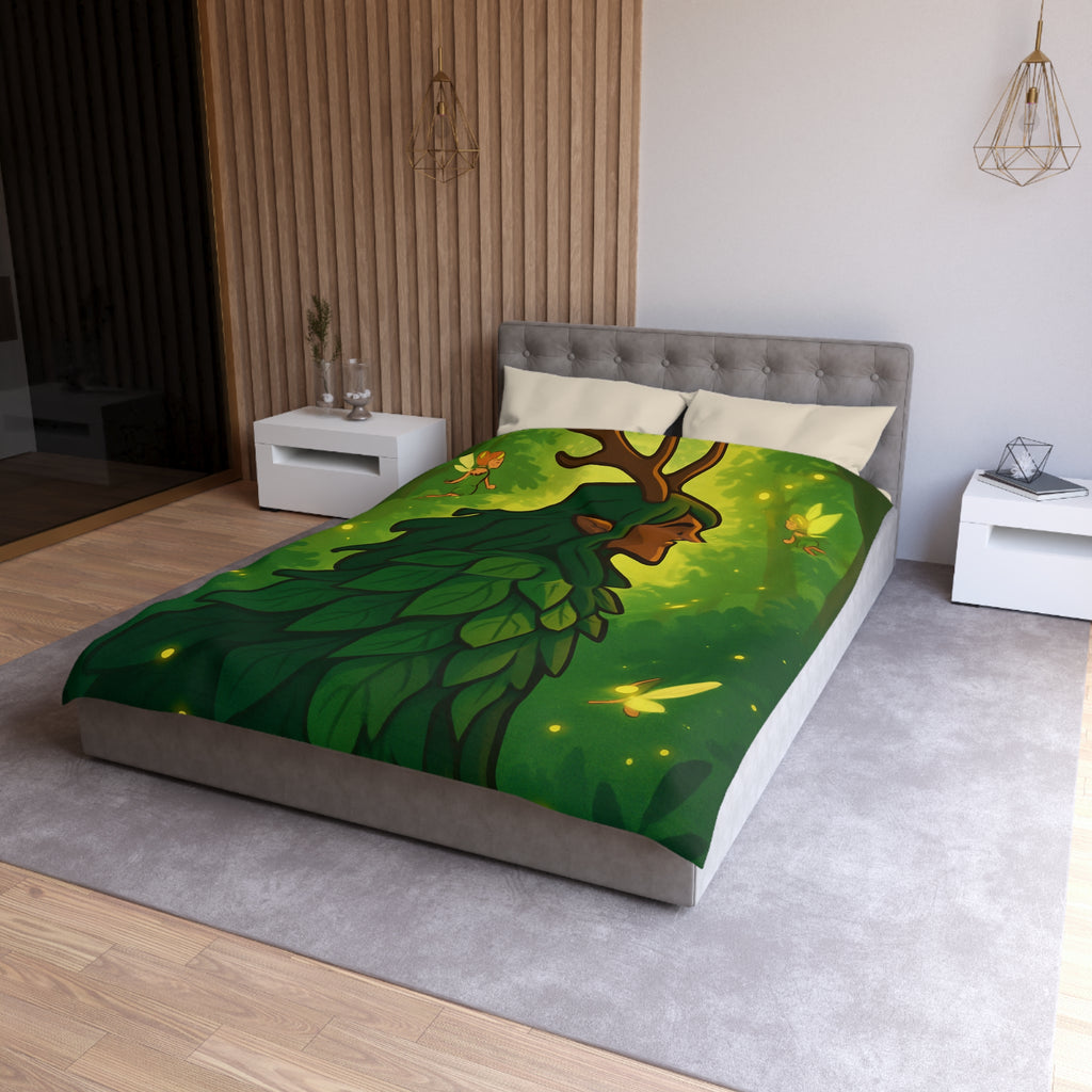 Housse de Couette Microfibre Motif Créatif Original Style Contemporain Chambre Élégante