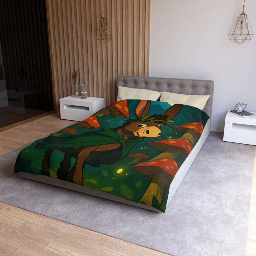 Housse de Couette Microfibre Art Graphique Contemporain Style Décoratif Chambre Tendance