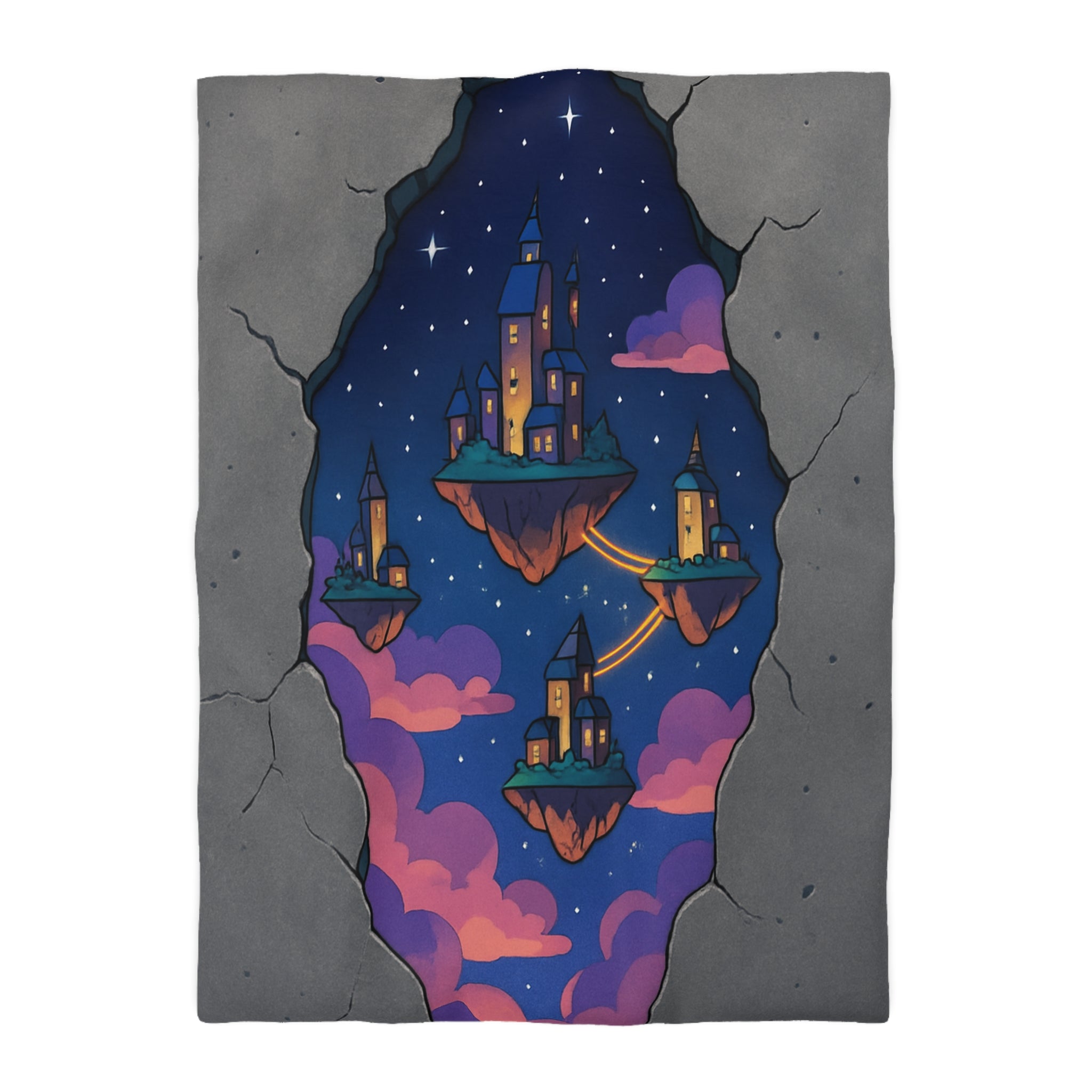 Housse de Couette Microfibre Création Artistique Moderne Design Exclusif Décoration Chambre