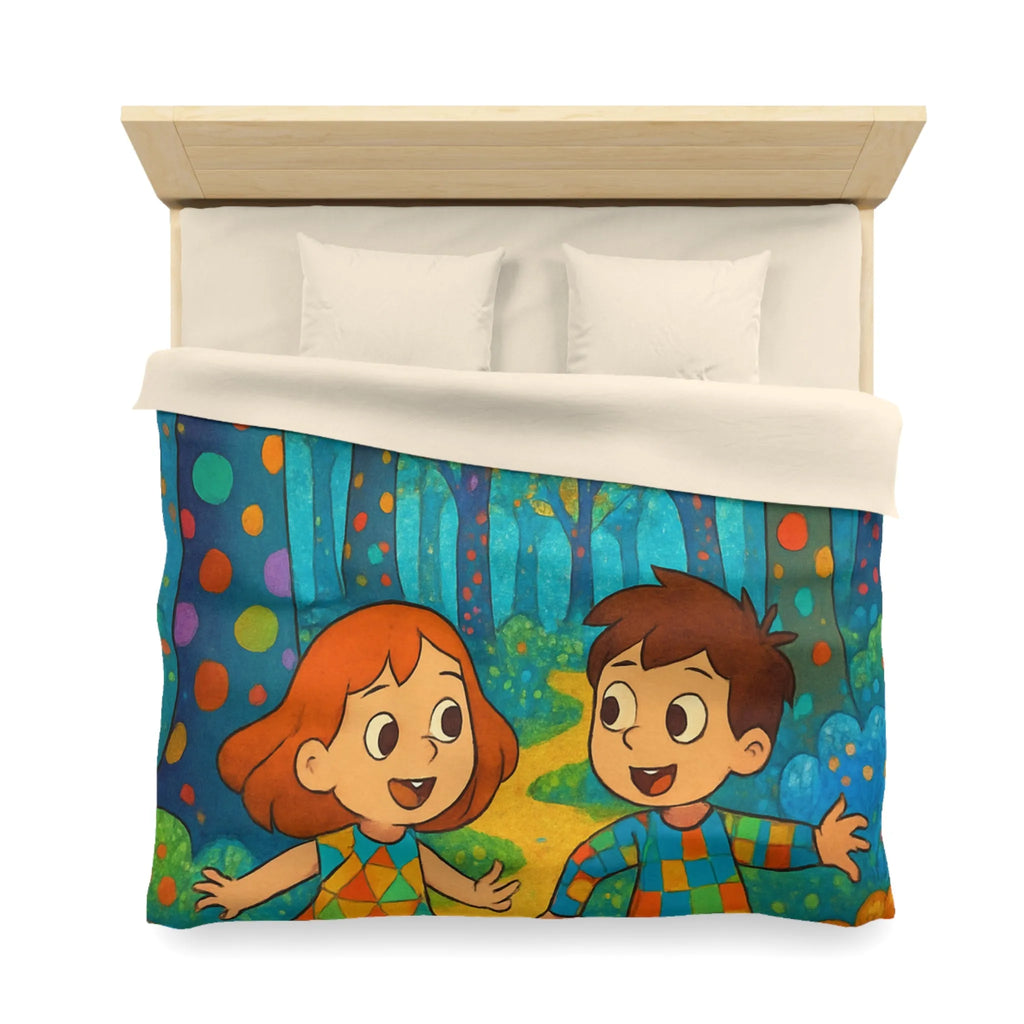 Housse de Couette Microfibre Création Artistique Moderne Design Exclusif Décoration Chambre