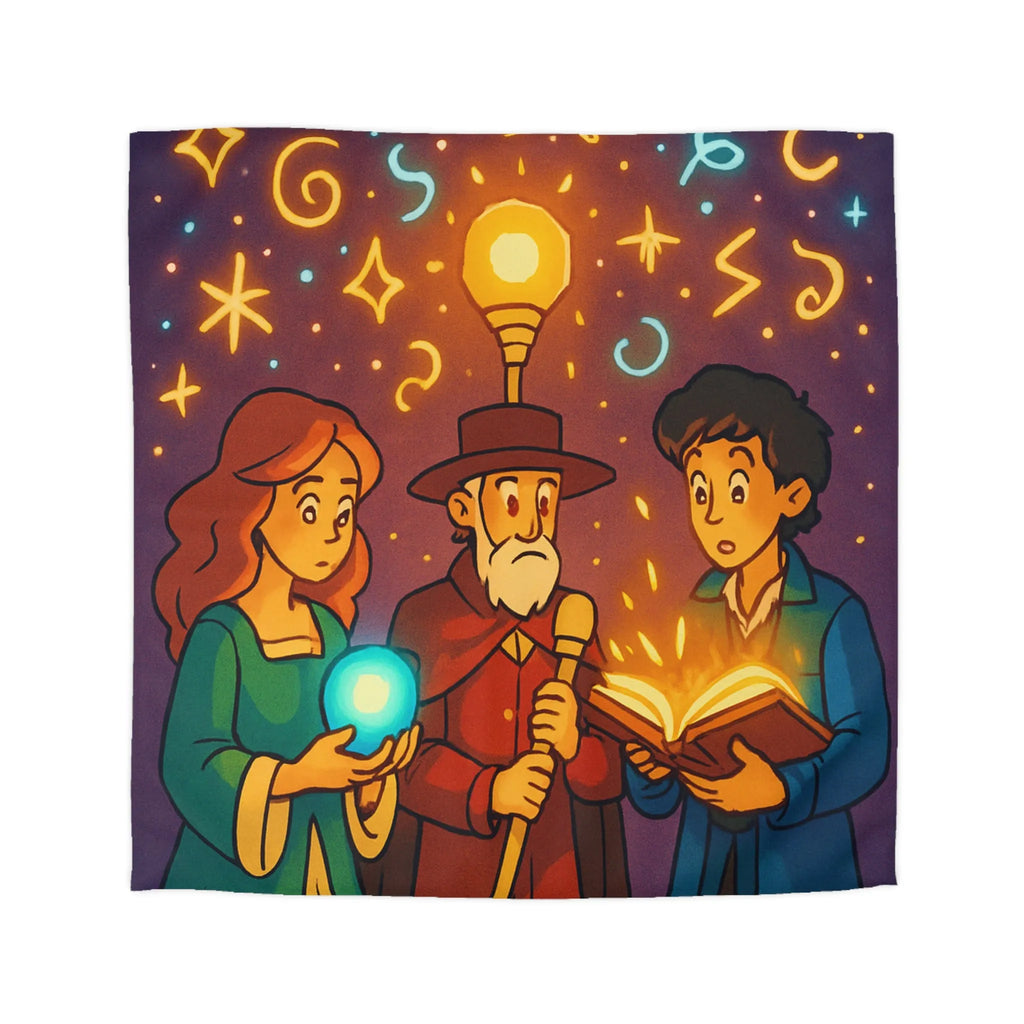 Explorez un Monde Magique avec Housse de Couette Aux Détails Lumineux et Enchantés