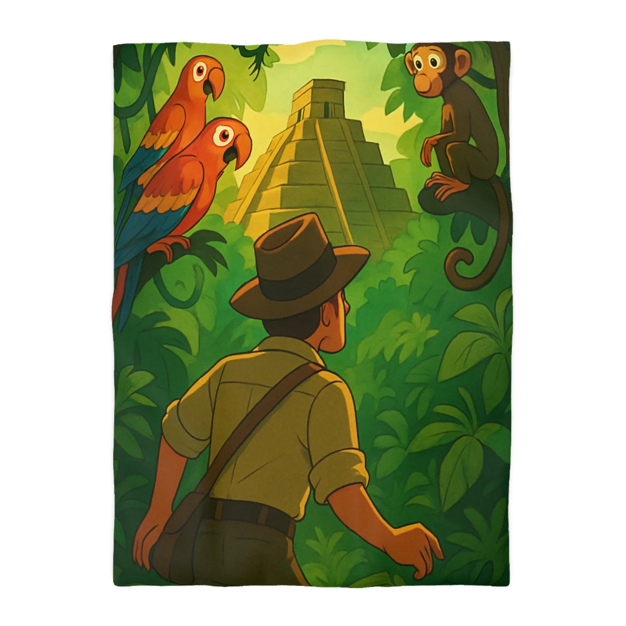 Housse de Couette Microfibre Art Graphique Contemporain Style Décoratif Chambre Tendance