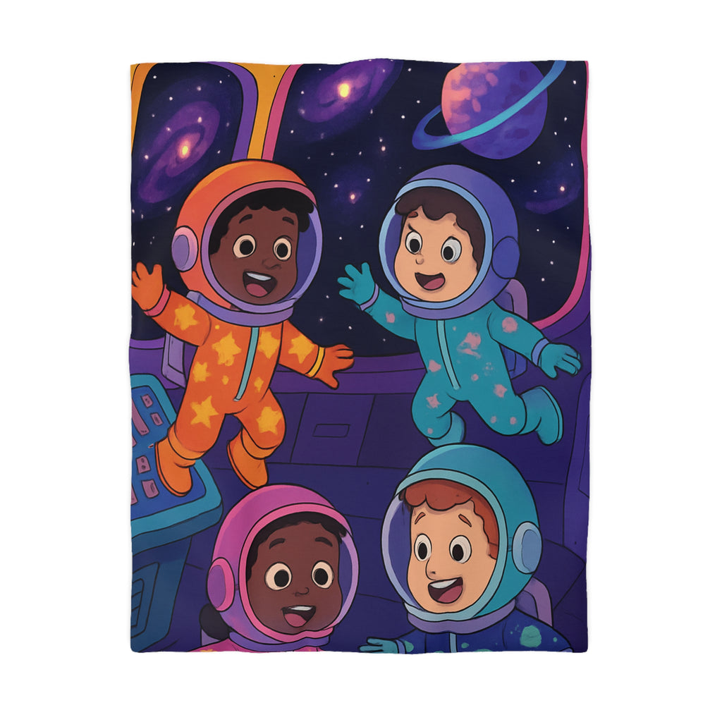 Housse de Couette Microfibre Motif Créatif Original Style Contemporain Chambre Élégante