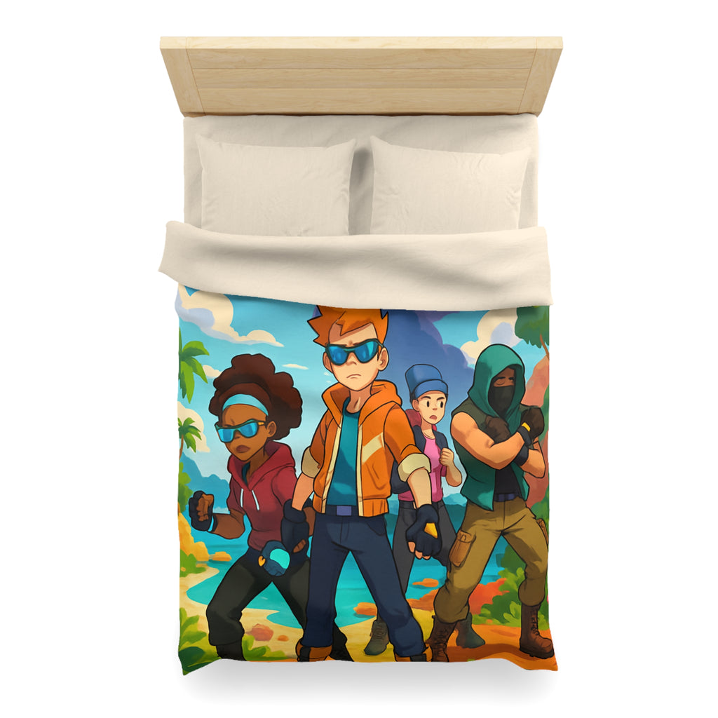 Housse de Couette Microfibre Création Artistique Moderne Design Exclusif Décoration Chambre