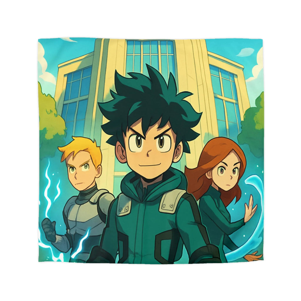 Housse de Couette Microfibre Art Graphique Contemporain Style Décoratif Chambre Tendance